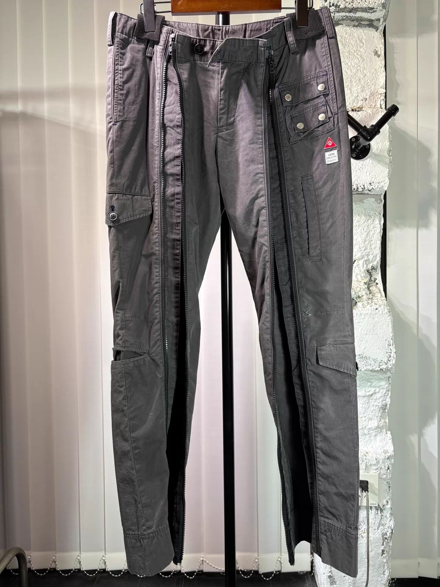 Undercover Undercover Undercoverism 09SS Long Zip Cargo Pants Size US 32 / EU 48 - 3 Thumbnail