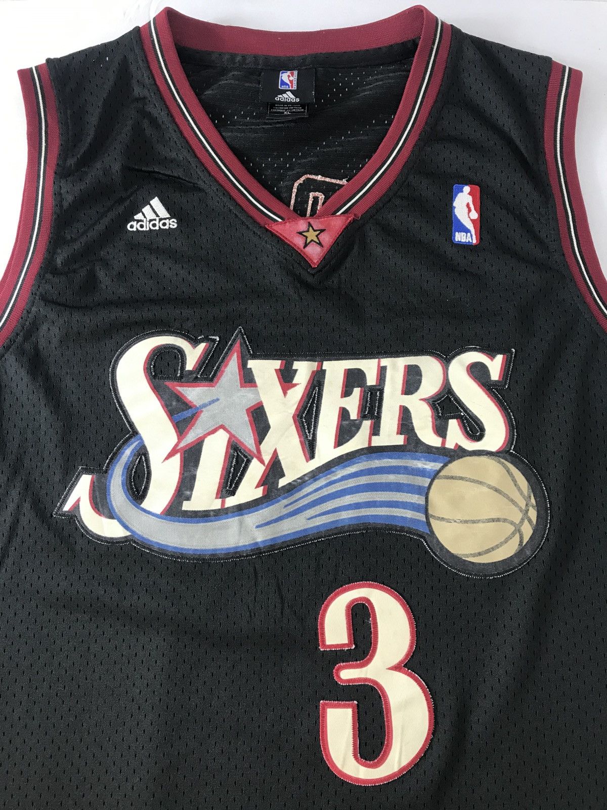 Adidas Adidas Allen Lverson Philadelphia 76er Sixer Tank Top Jersey Size US XL / EU 56 / 4 - 4 Thumbnail
