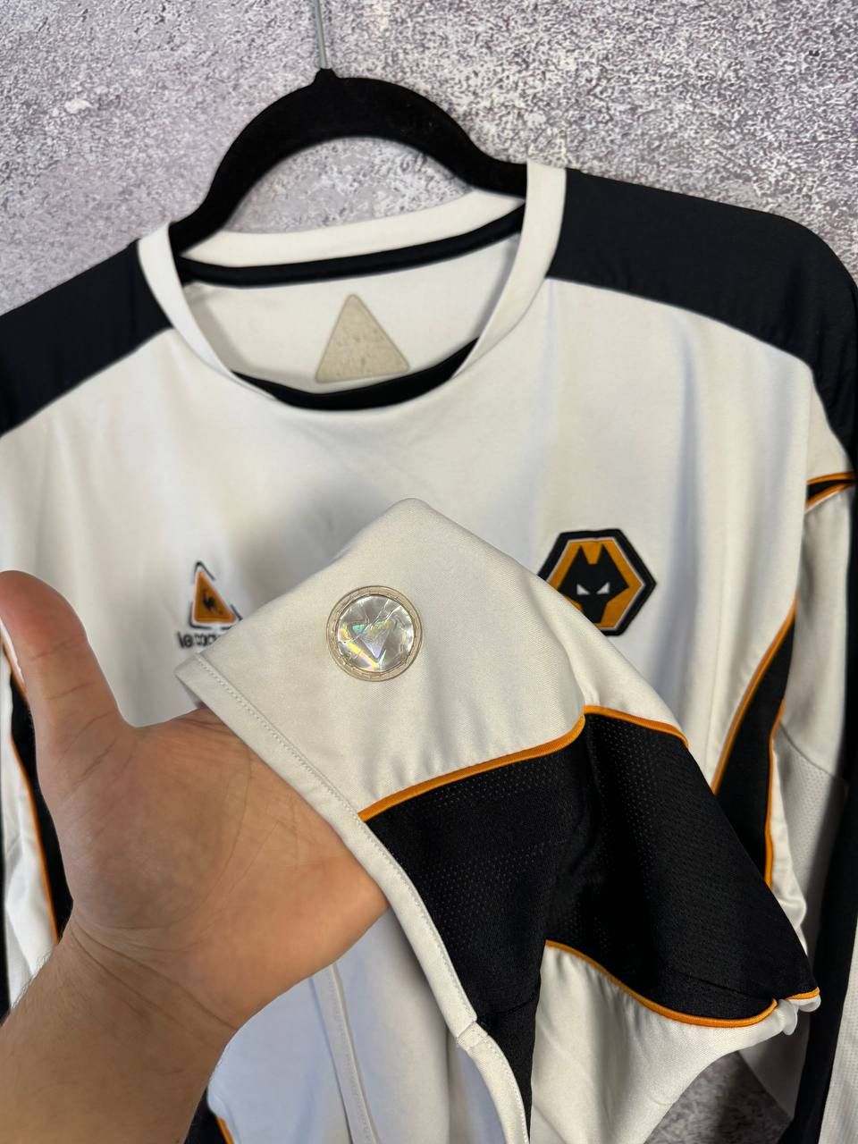 Le Coq Sportif × Vintage Vintage Wolverhampton 2006/07 LCS Soccer Jersey Small Size US S / EU 44-46 / 1 - 9 Thumbnail