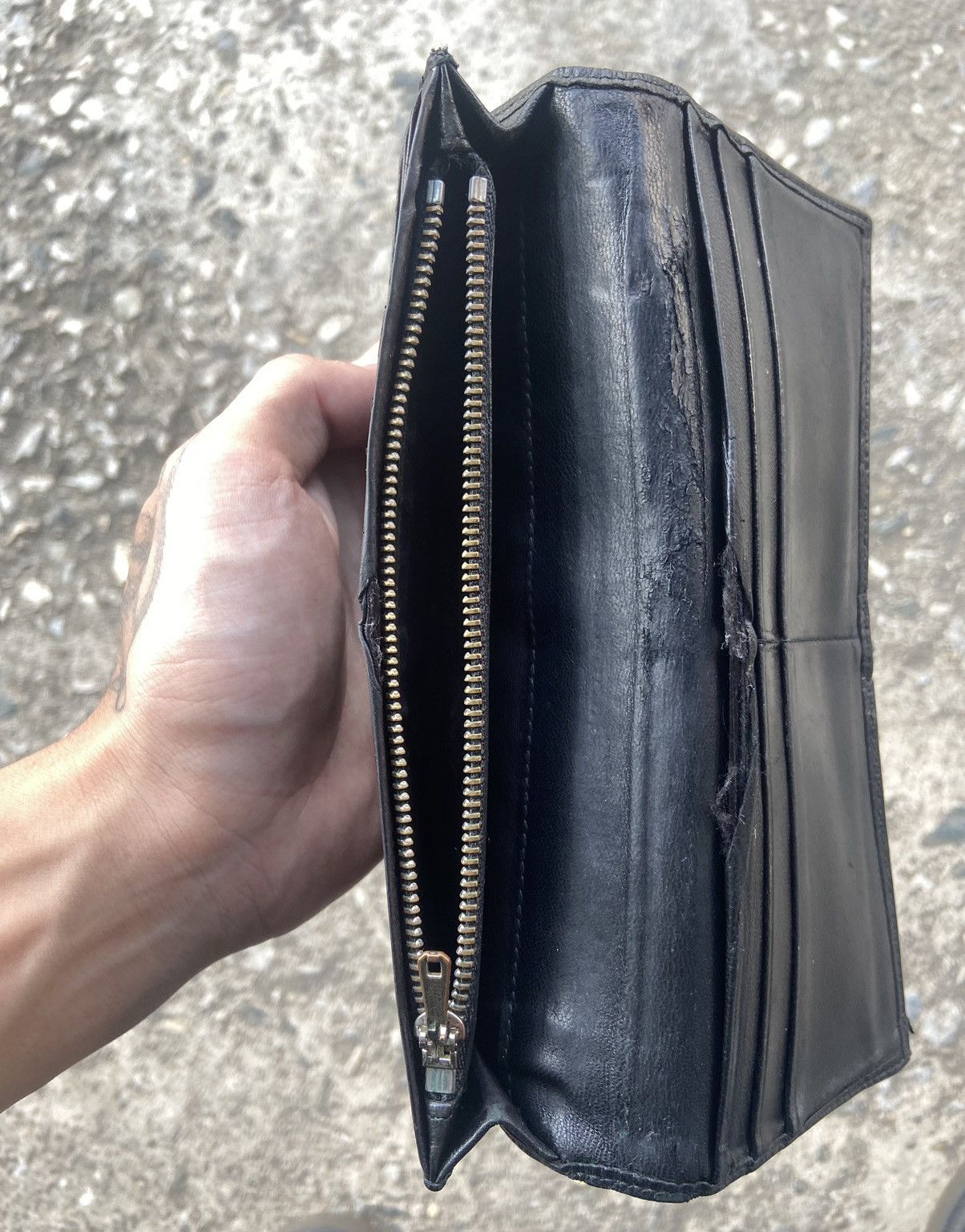 Loewe × Vintage Vintage Loewe genuine leather long wallet Size ONE SIZE - 5 Thumbnail