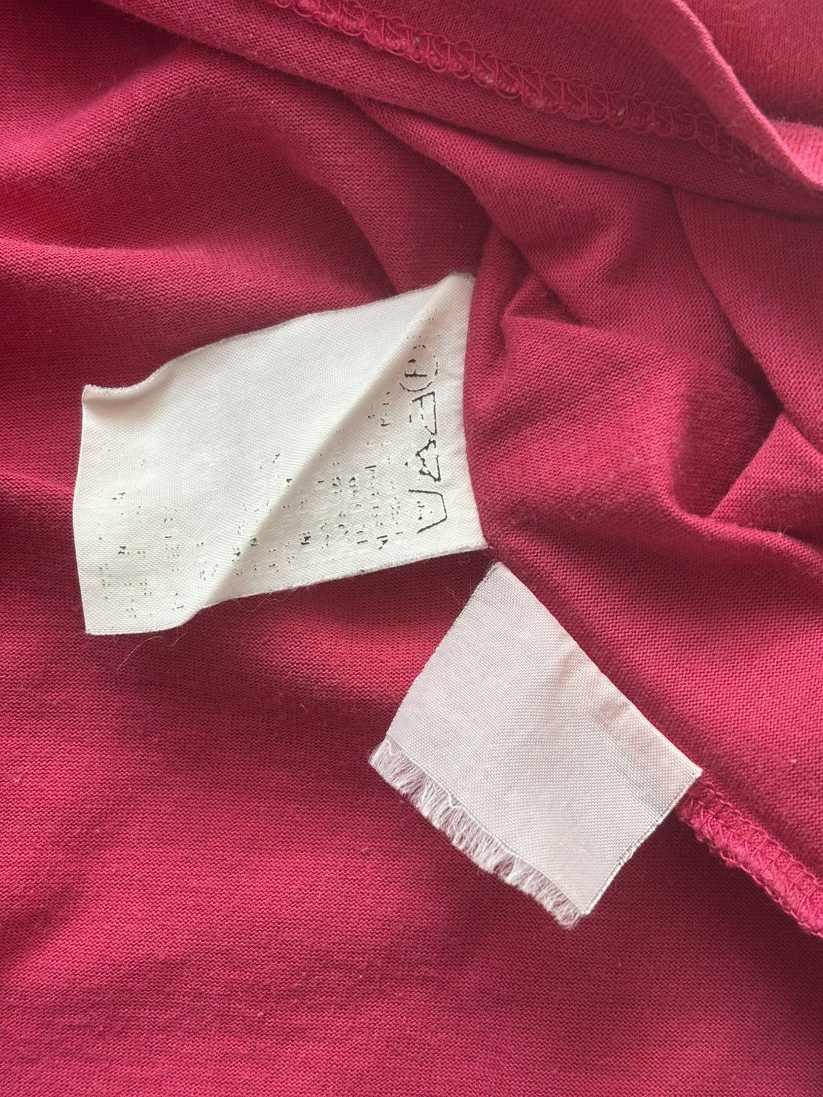 Comme des Garcons Homme Plus Comme des Garcons Homme Plus Tanaka Period Pink Tee T Shirt Size US M / EU 48-50 / 2 - 4 Thumbnail