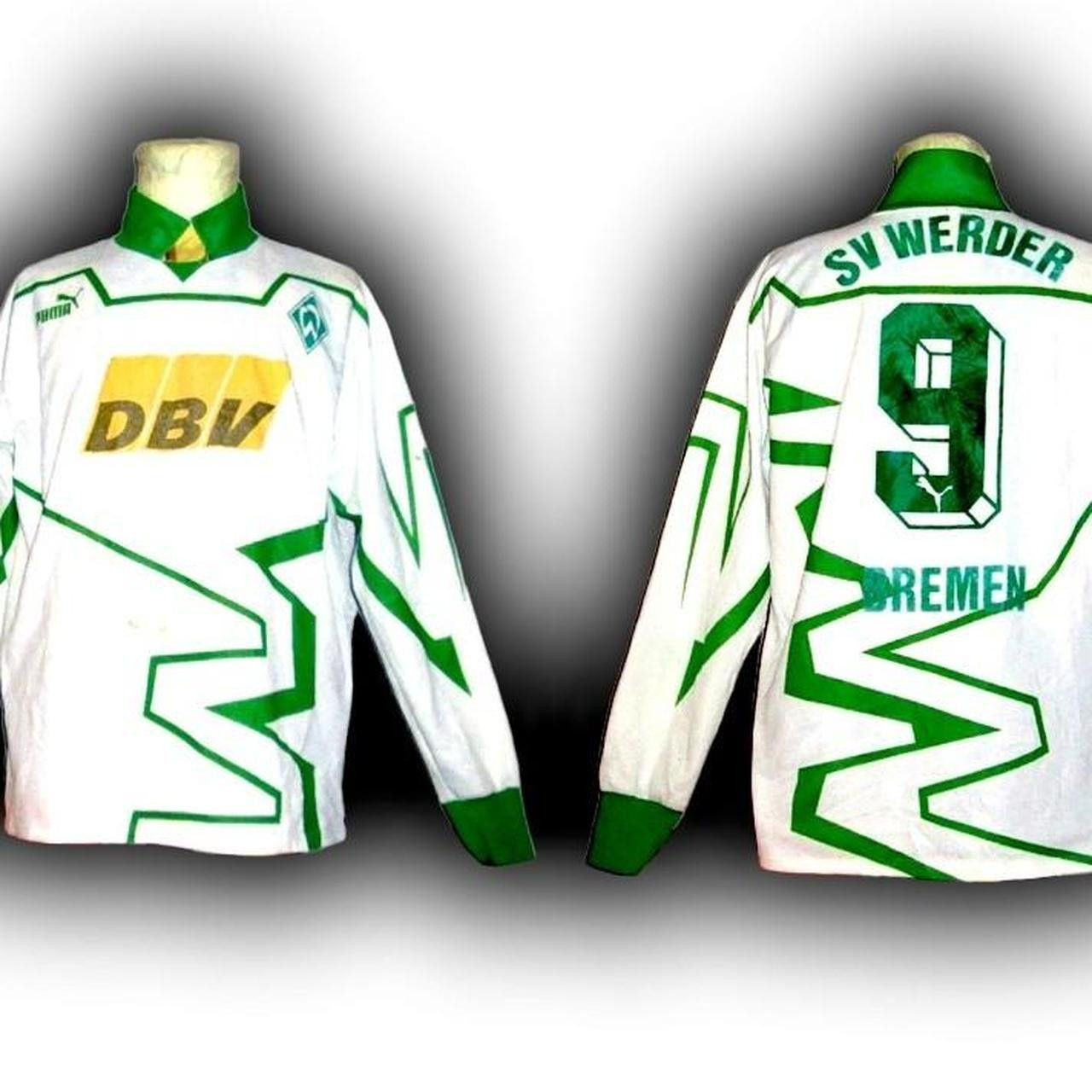 Puma Werder Bremen Germany 1993 1994 Home Shirt Jersey Size US XL / EU 56 / 4 - 1 Thumbnail