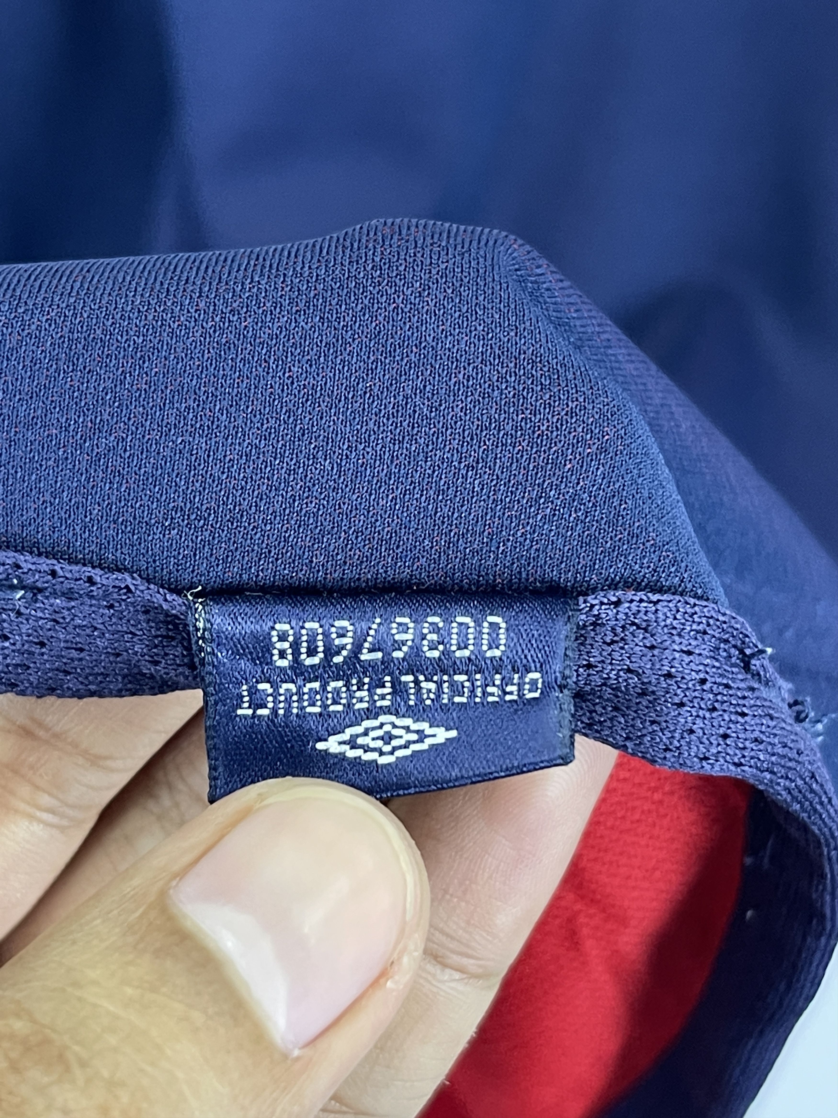 Umbro × Vintage Vtg.England Full Time March 2004 reversible Jersey TA0420 Size US XL / EU 56 / 4 - 6 Thumbnail