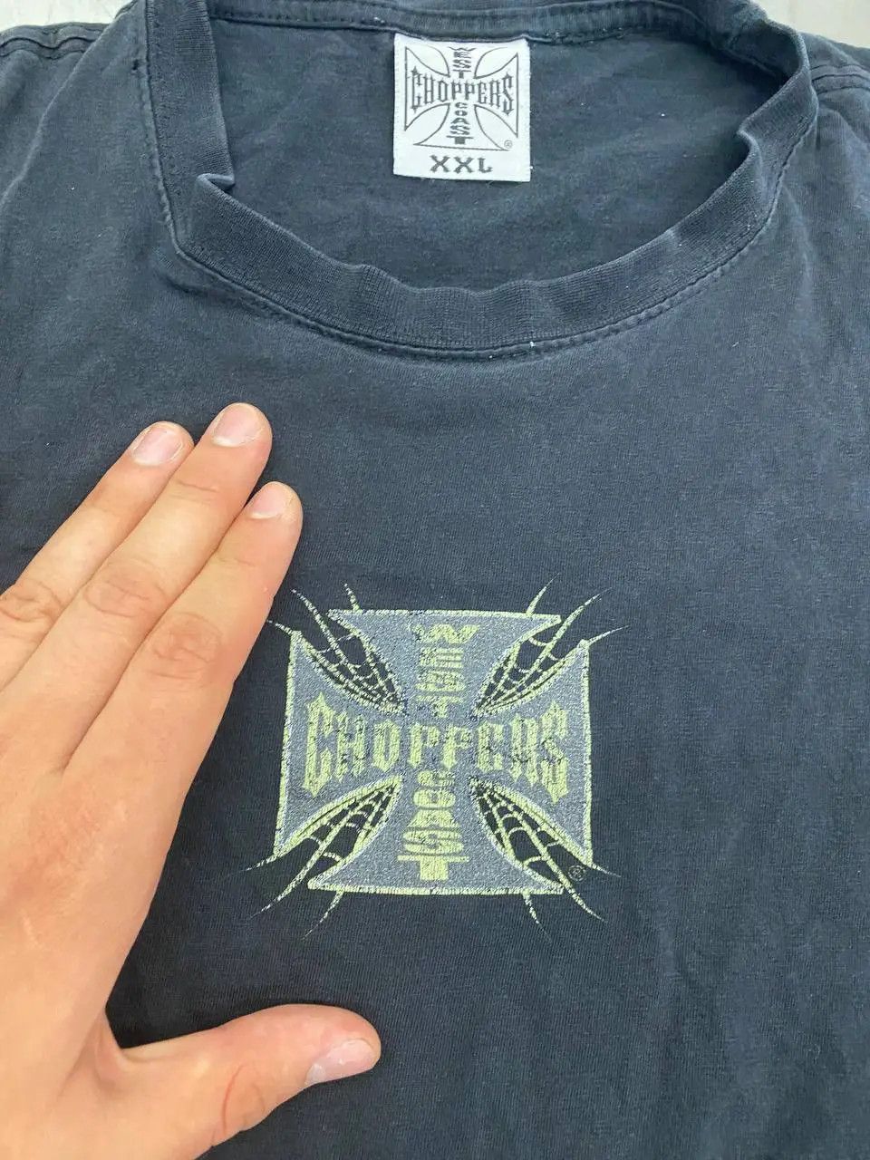 Vintage Rare Choppers West Coast Logo T Shirt