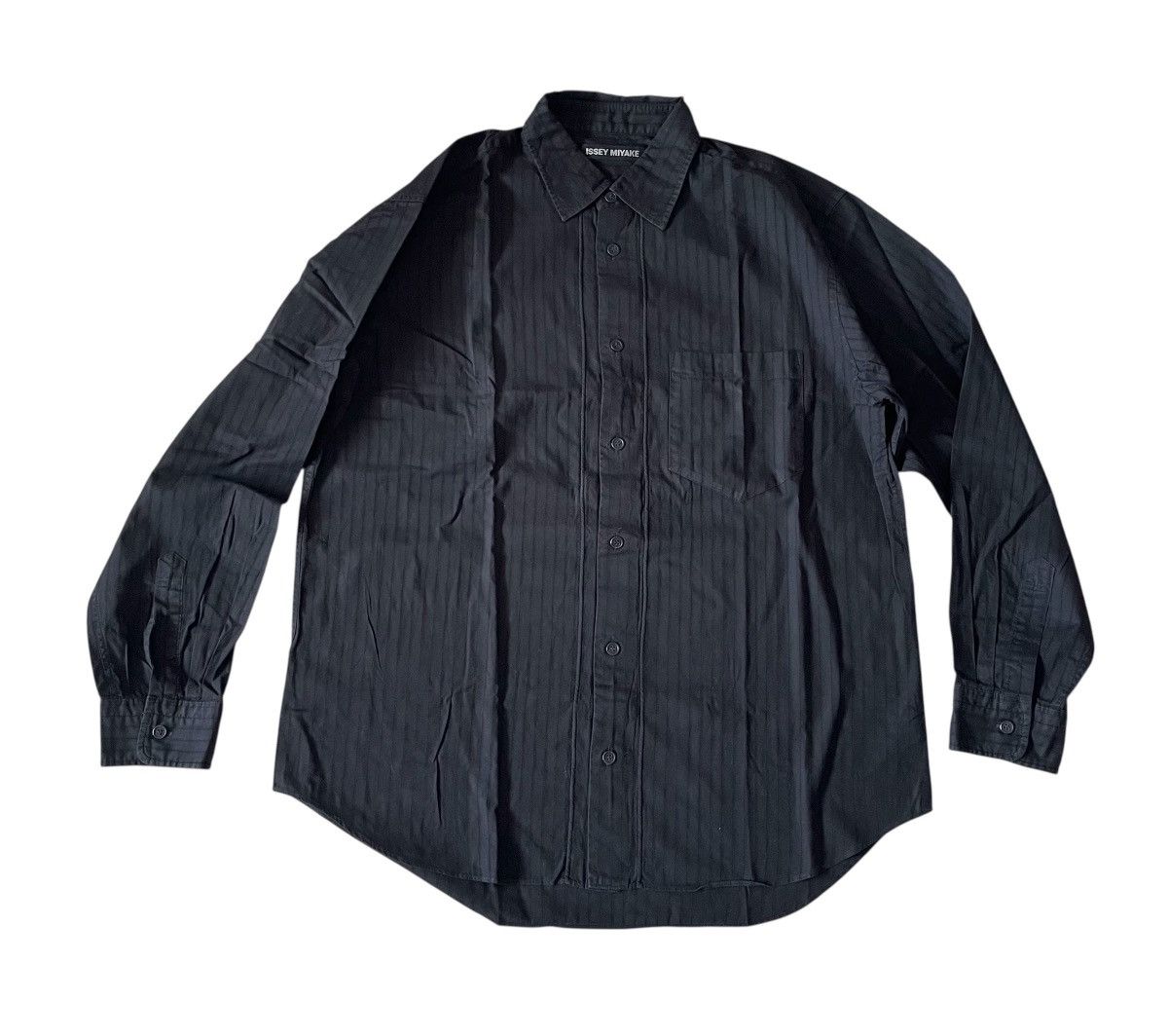 Issey Miyake Vintage issey miyake striped black button up shirt Size US XL / EU 56 / 4 - 1 Thumbnail