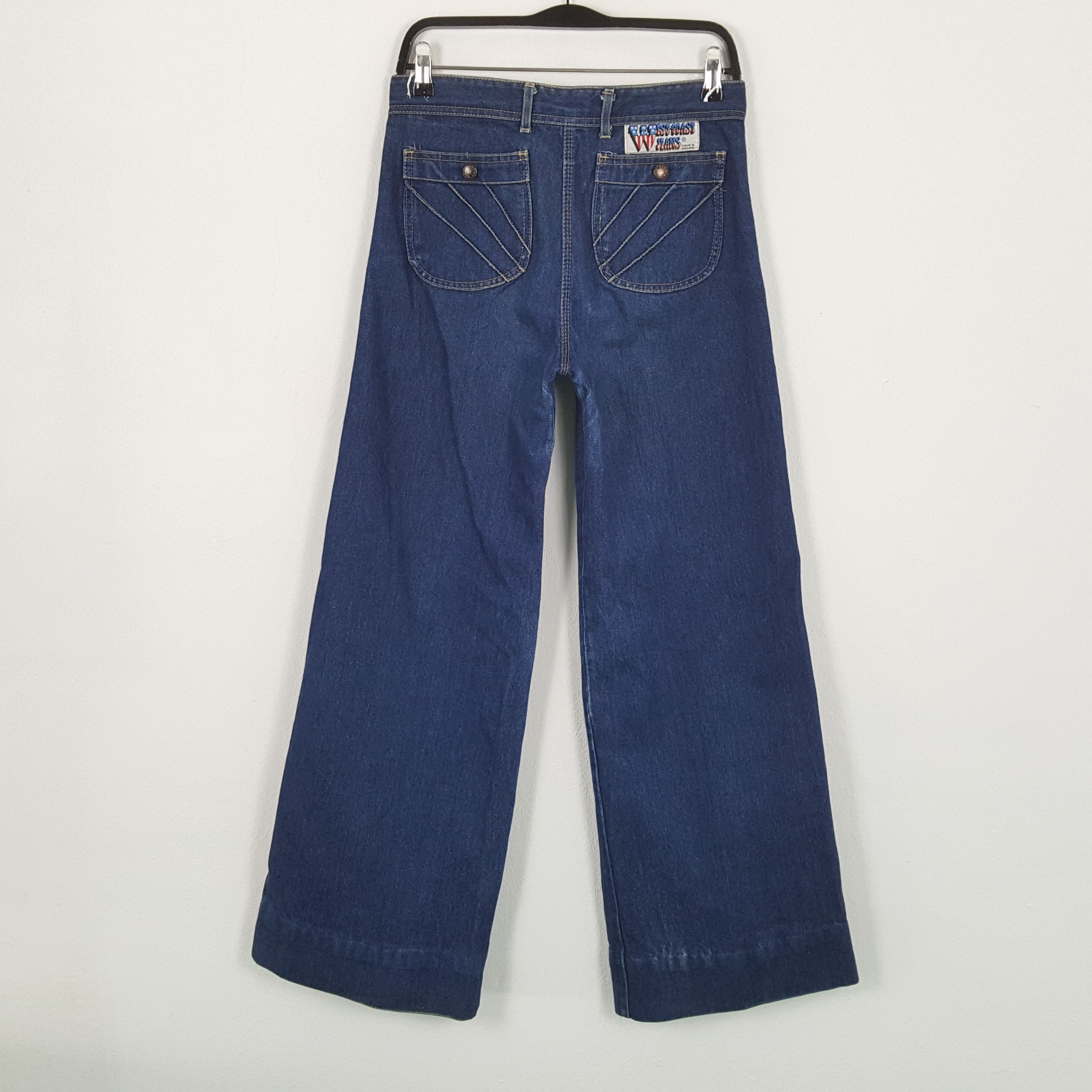 If Six Was Nine × Vintage WEST COAST Streetwear Fashion Baggy Style Jeans Size 29" - 4 Thumbnail