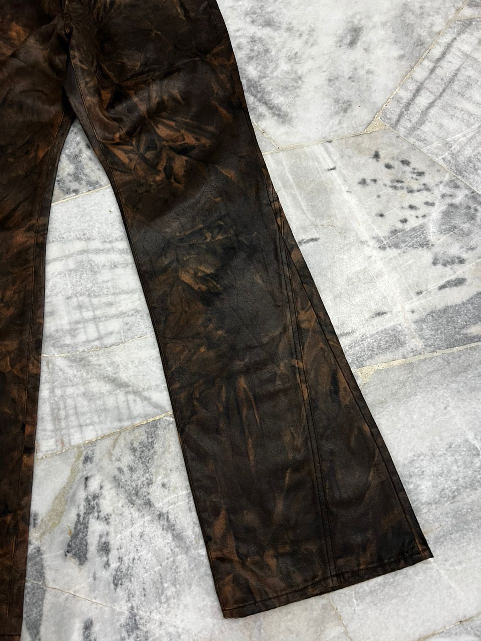 PPFM PPFM Tie Dye Crazy Colour Flare Pants Size US 30 / EU 46 - 13 Thumbnail