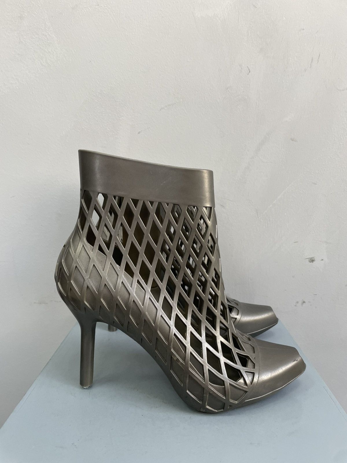 Jean Paul Gaultier Rare rubber melissa x jean paul gaultier heel boots Size US 11 / IT 41 - 3 Thumbnail