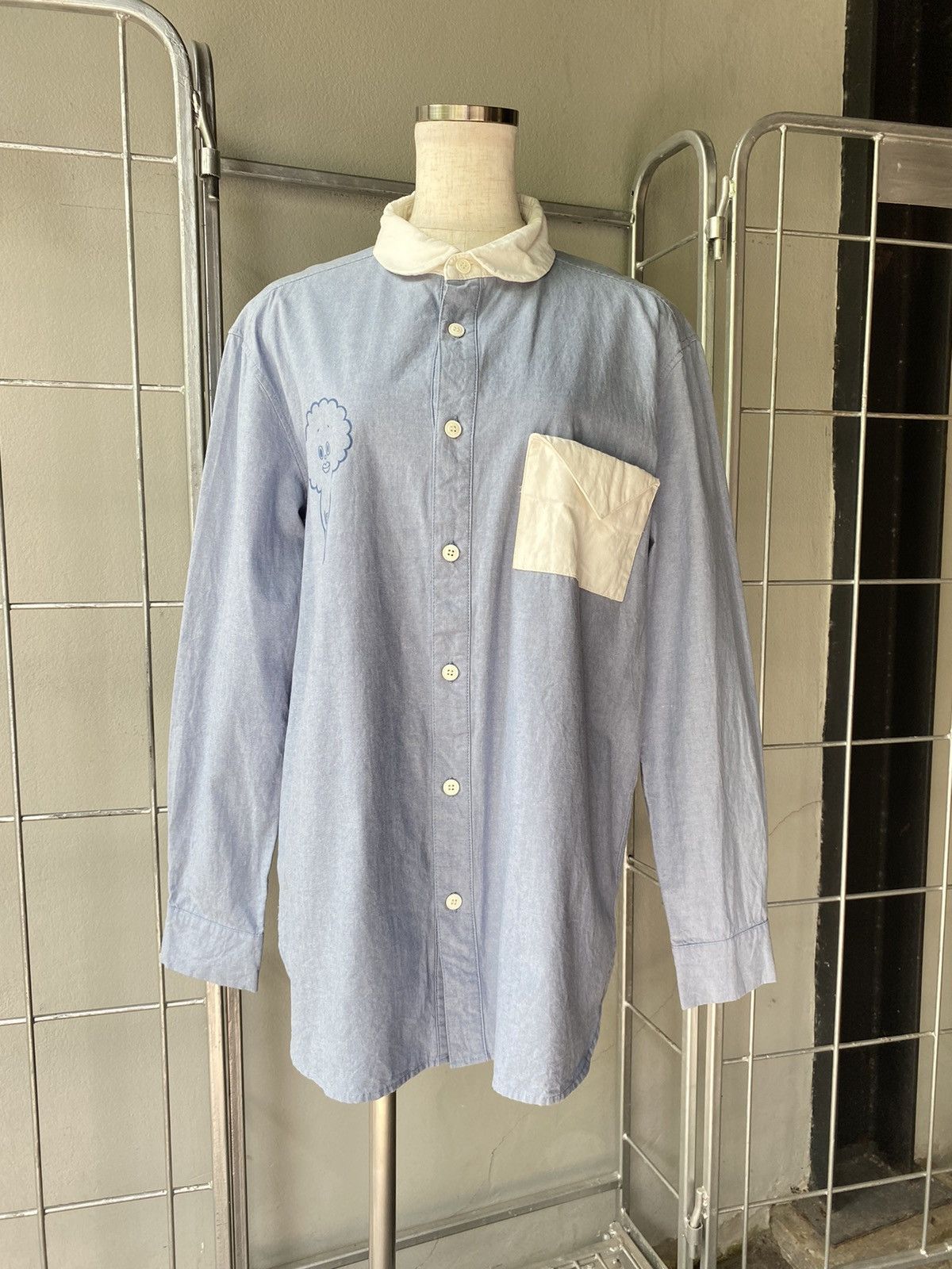 Ne-Net Né-net Light Envelope Pocket Blue Shirt Size US L / EU 52-54 / 3 - 15 Thumbnail