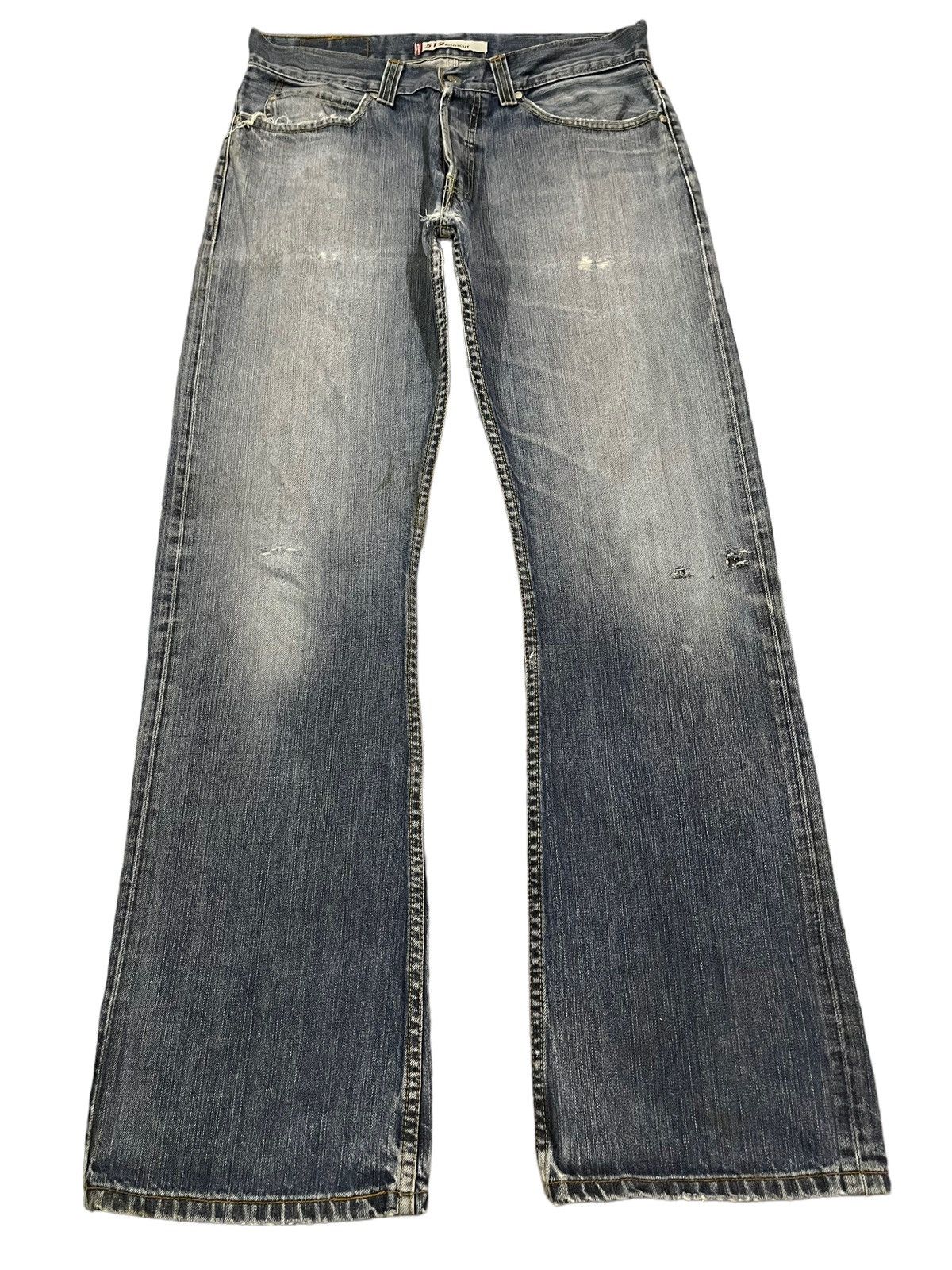 image of 1990X Clothing x Levis Vintage 90's Levis 512 Blue Wash Style Bootcut Jeans, Men's (Size 34)