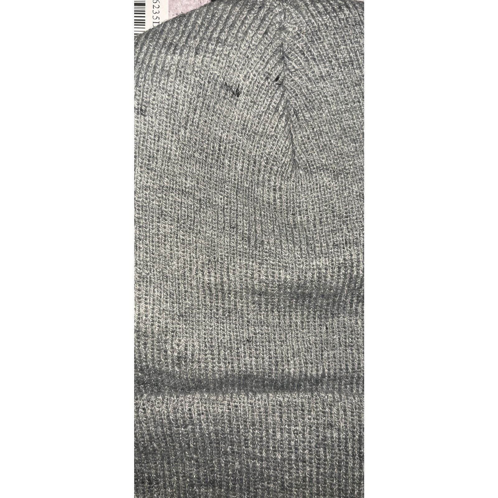Dickies Dickies Cuffed Knit Beanie Hat - Gray - Acrylic - One Size Size ONE SIZE - 4 Thumbnail