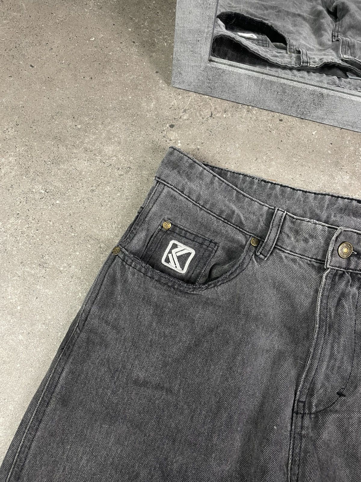 Karl Kani × Vintage Vintage Karl Kani Y2K jeans rap Style Denim Pants Size US 34 / EU 50 - 5 Thumbnail