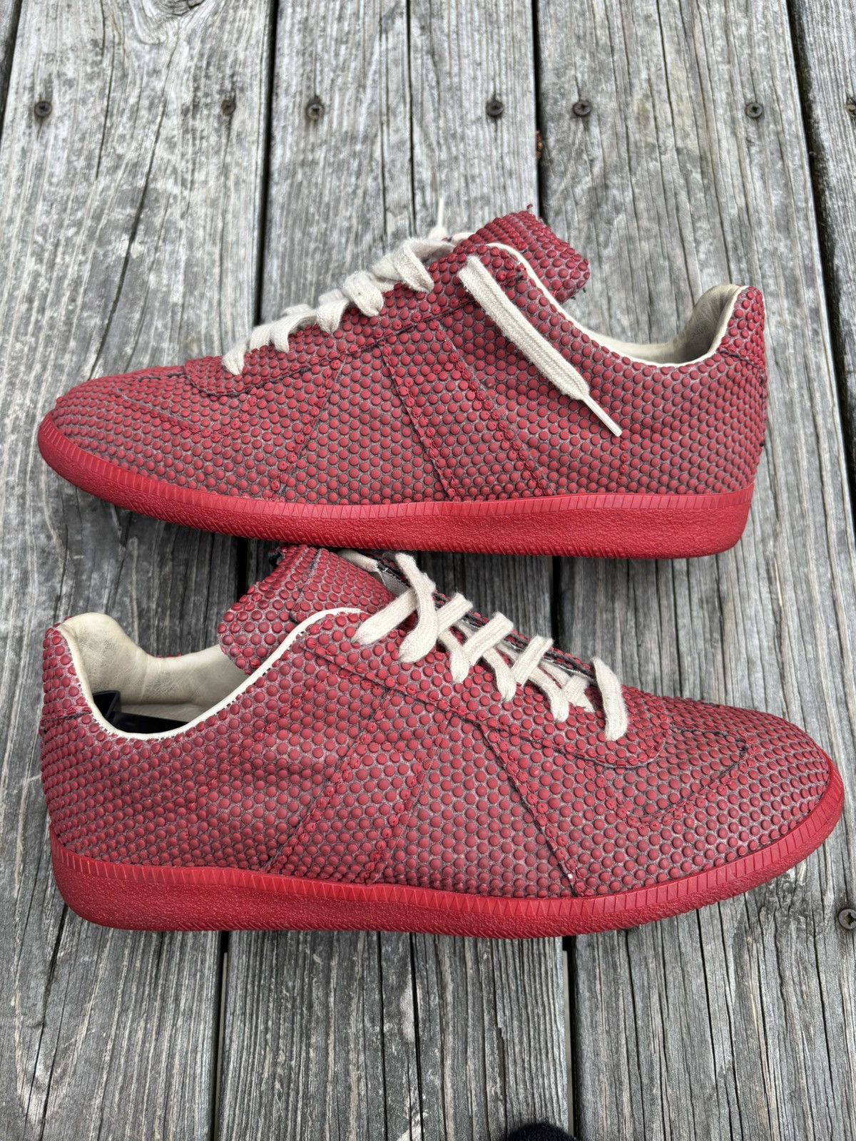 Maison Margiela Replica GAT Low Red Rubber Size US 9 / EU 42 - 2 Thumbnail