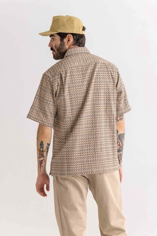 General Admission General Admission Quarter Zip Shirt in Beige Check Size US XL / EU 56 / 4 - 10 Thumbnail