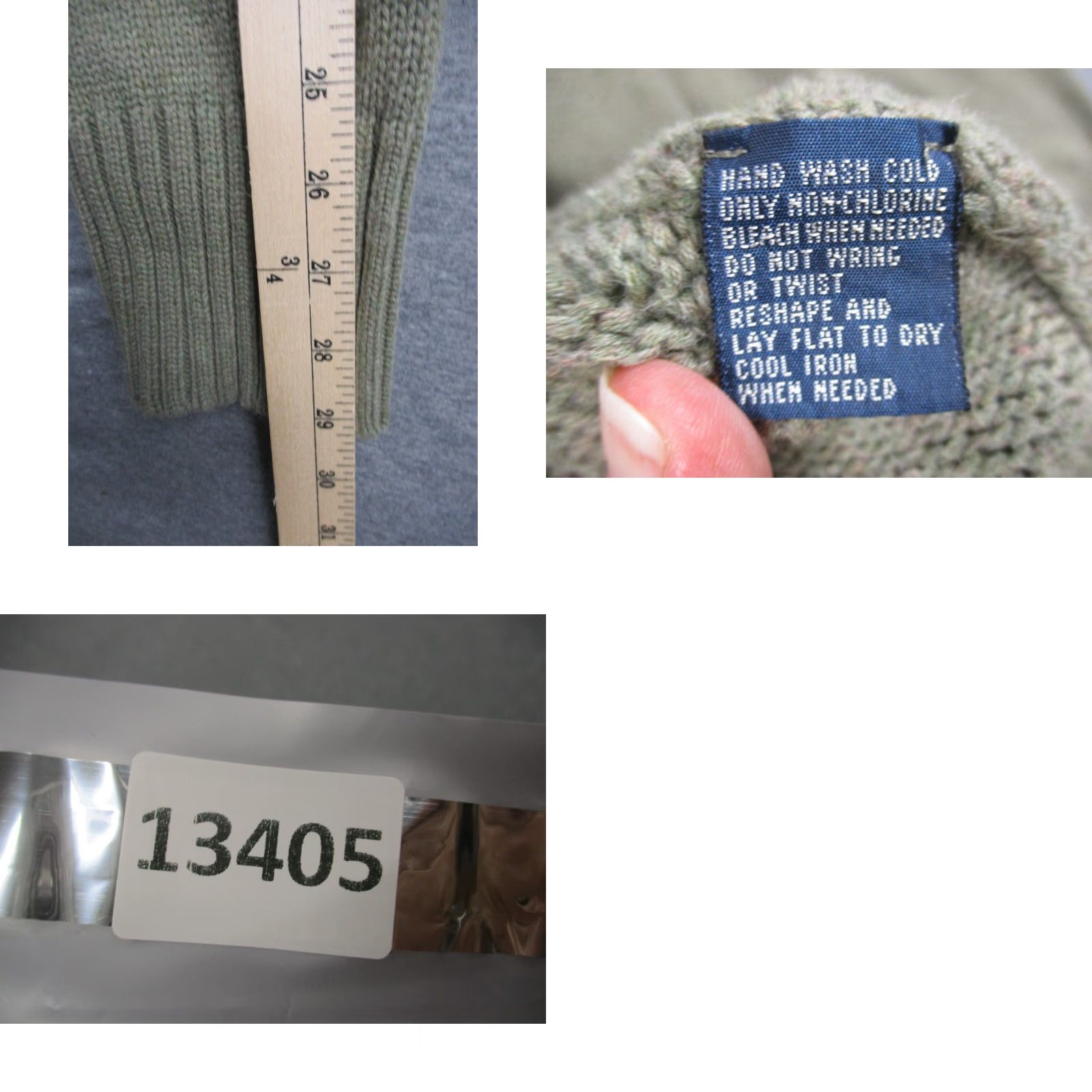 Polo Ralph Lauren VINTAGE Polo Ralph Lauren Sweater Shirt Men XXL Cable Knit Green 80s 90s Logo Pullover Size US XXL / EU 58 / 5 - 8 Thumbnail