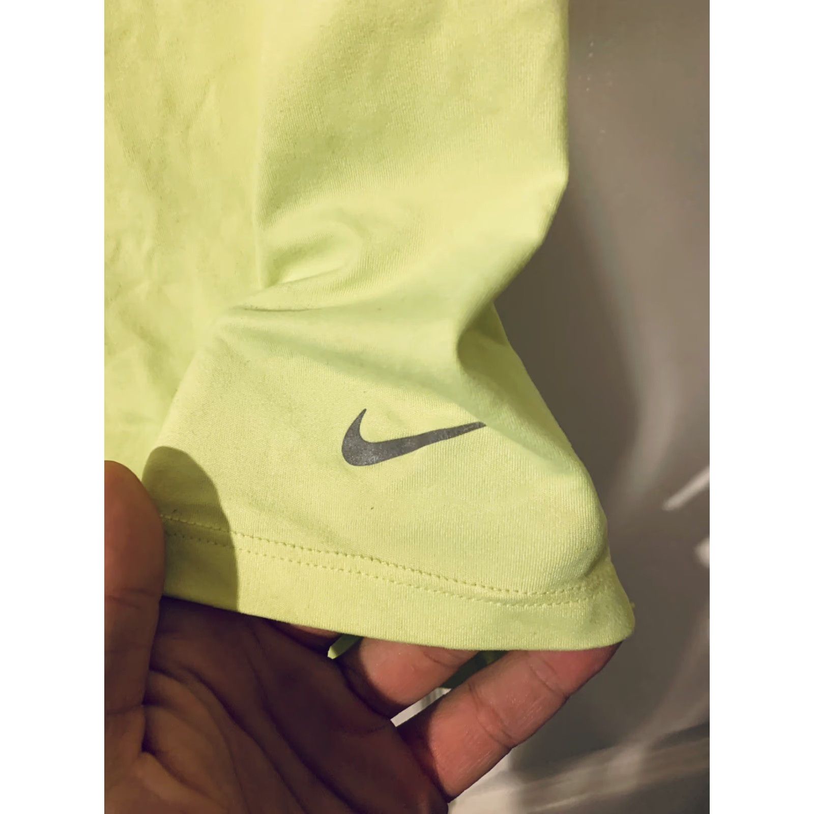 Nike Nike Dri-Fit Tank Top Womens Neon Yellow Small Running Sleeve Sleeveless Racerback Activewear Nike Dri-Fit Pullover Women’s | Size Small | Neon Size S / US 4 / IT 40 - 2 Thumbnail