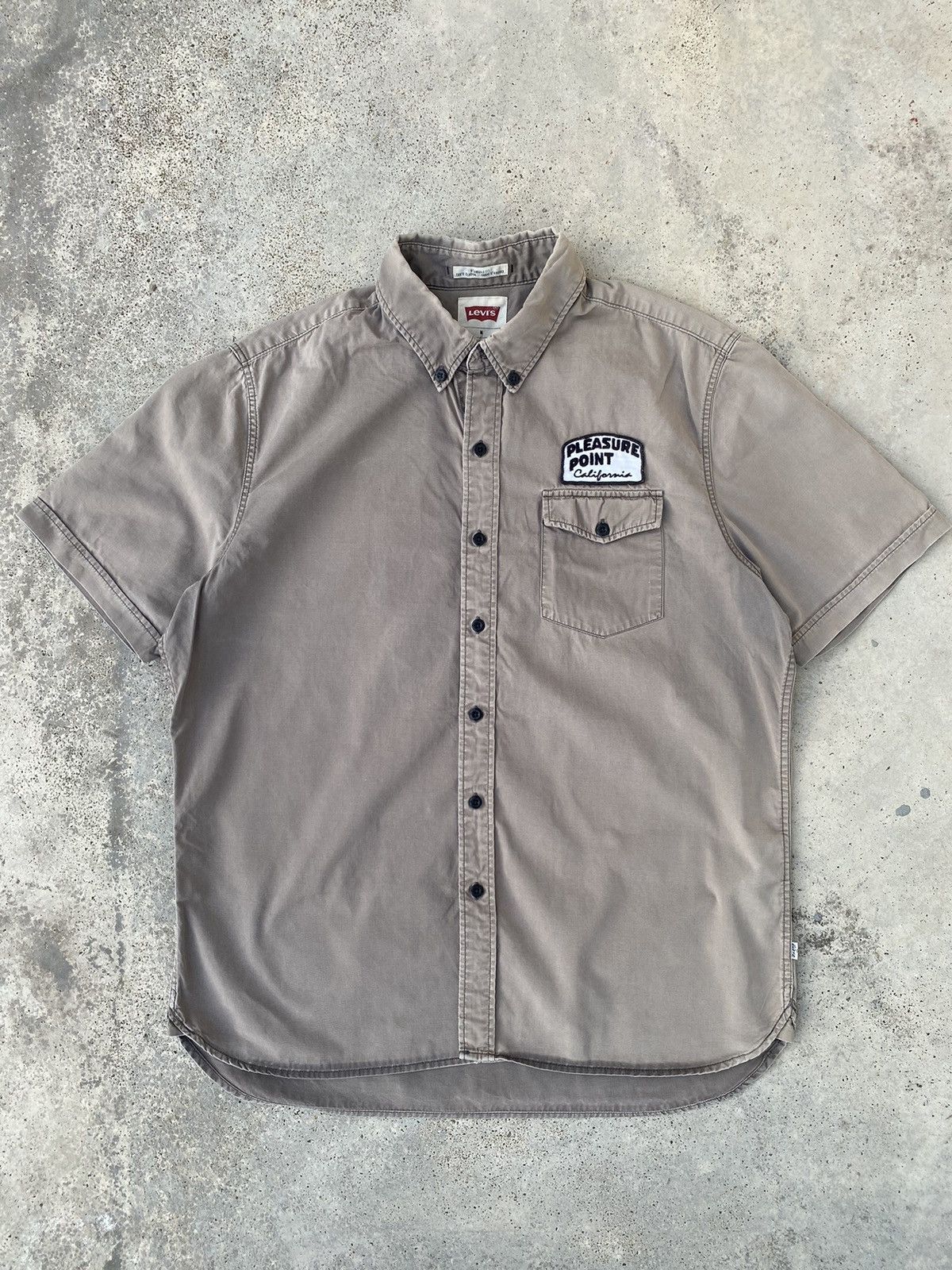 Levi's 2000s Faded Levis Crazy Patches Design Shirt Size US L / EU 52-54 / 3 - 4 Thumbnail