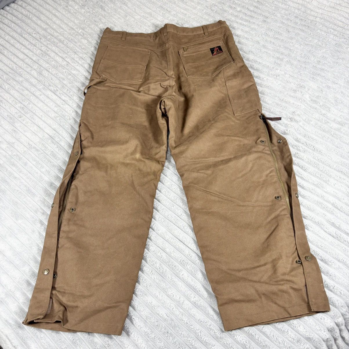Other Five Brother Pants Mens 40x30 Brown Sherpa Lined Double Knee Size US 40 / EU 56 - 3 Thumbnail