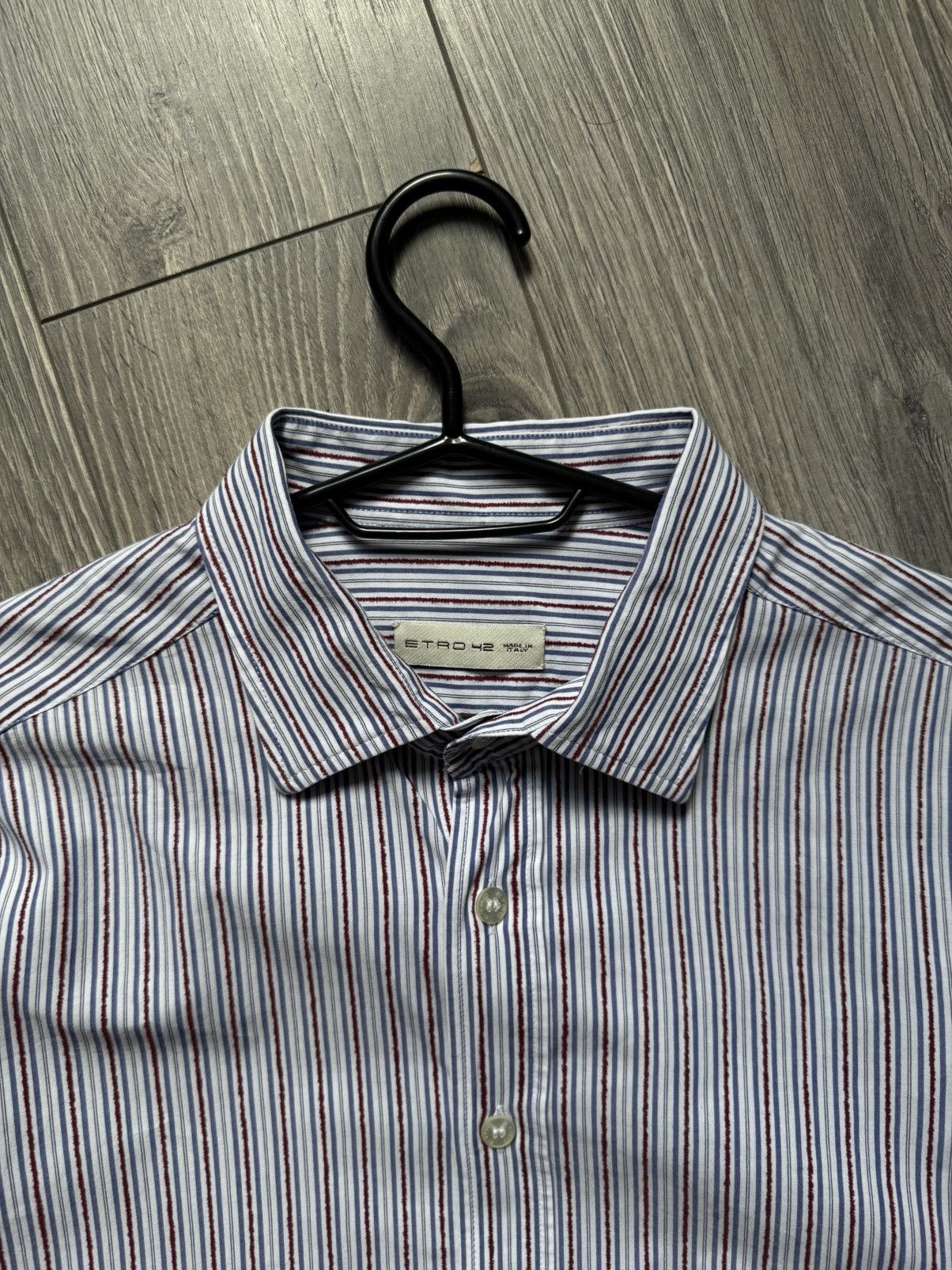 Designer Etro Formal designer striped button-up shirt Size US M / EU 48-50 / 2 - 6 Thumbnail