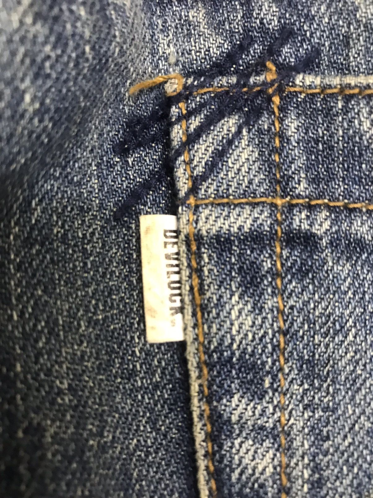 Devilock × Japanese Brand 💥90s Style💥DEVILOCK DISTRESSED DENIM F322 Size US 31 - 12 Thumbnail
