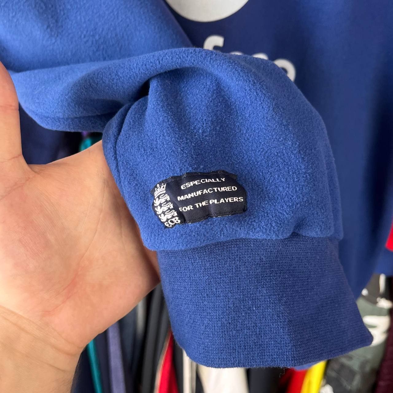 Vintage England Cricket Sweatshirt ODI Cap 180 Andrew Strauss Size US L / EU 52-54 / 3 - 6 Thumbnail