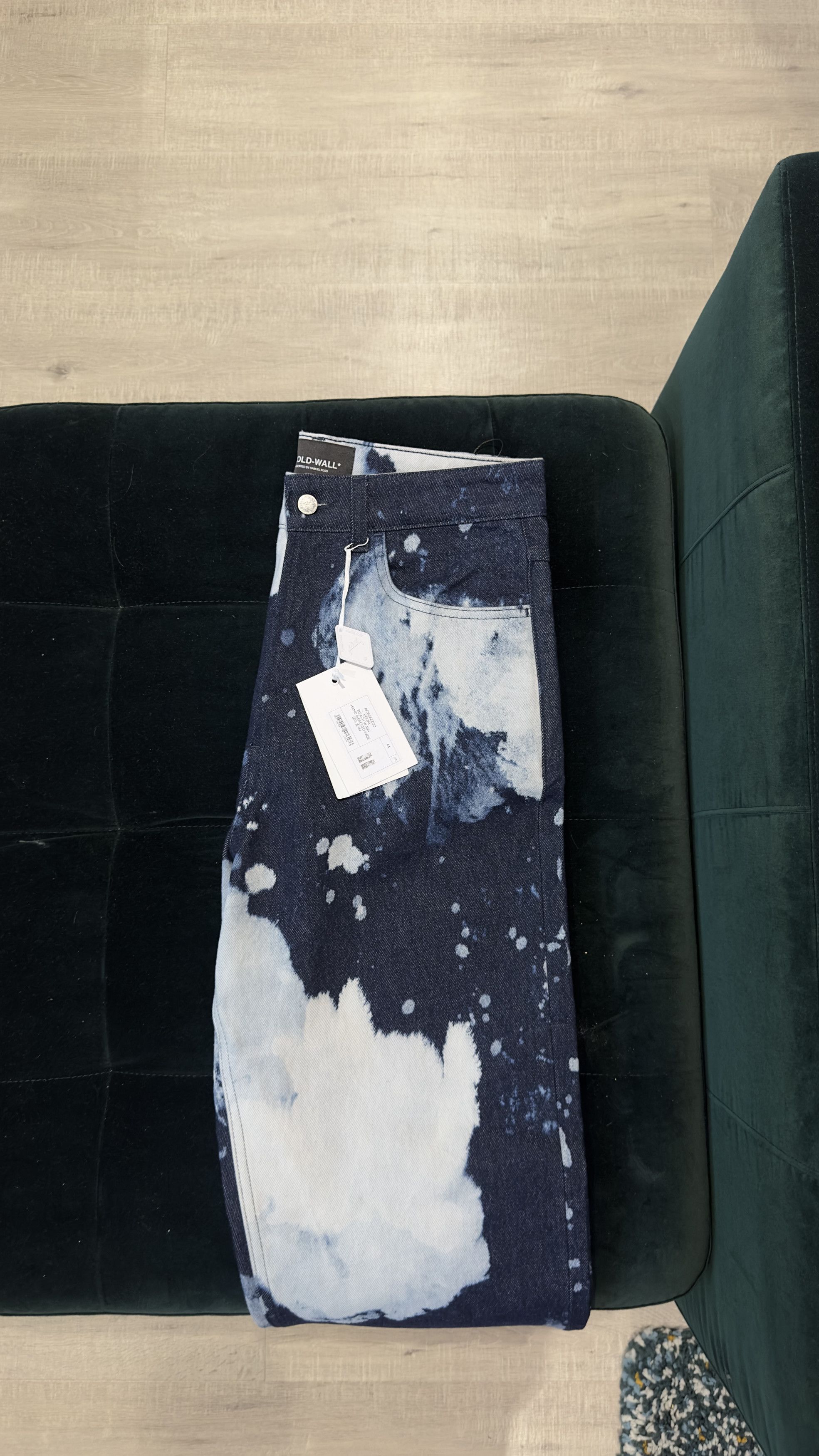 A-COLD-WALL* bleached wide-leg jeans Size US 28 / EU 44 - 3 Thumbnail