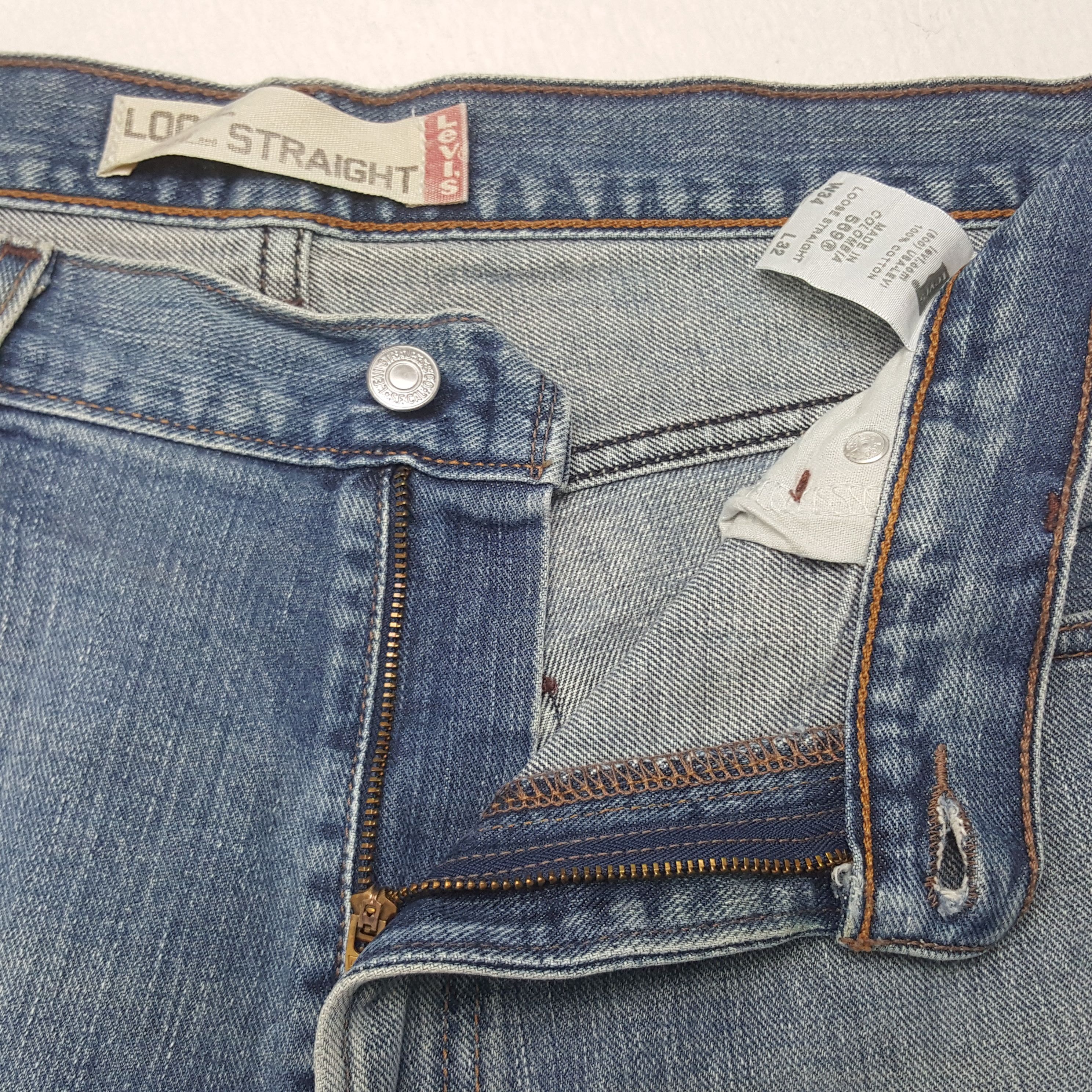 Levi's × Vintage Vintage Levi's Loose Straight Denim Jeans Size US 33 - 12 Thumbnail