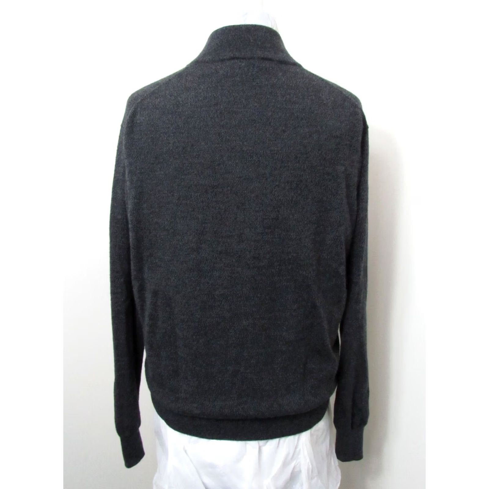 Peter Millar Peter Millar Crown Golf Sweater Men's Size M Gray 1/4 Zip Long Sleeve Mock Neck Pullover Golf - Merino Silk Blend, Classic Preppy Sports Mens Size US M / EU 48-50 / 2 - 5 Thumbnail