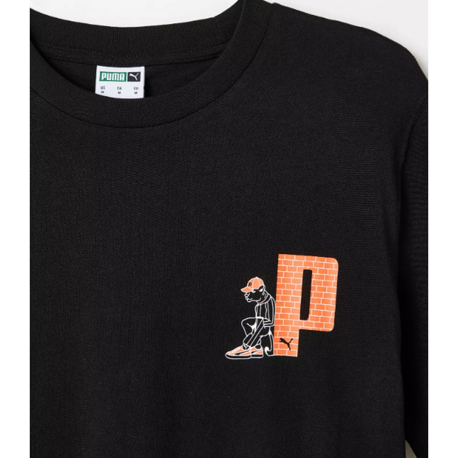 Puma Puma GRAPHIC Street Cats Tee Streetwear 622516-01 T-Shirt LE Size US L / EU 52-54 / 3 - 6 Thumbnail