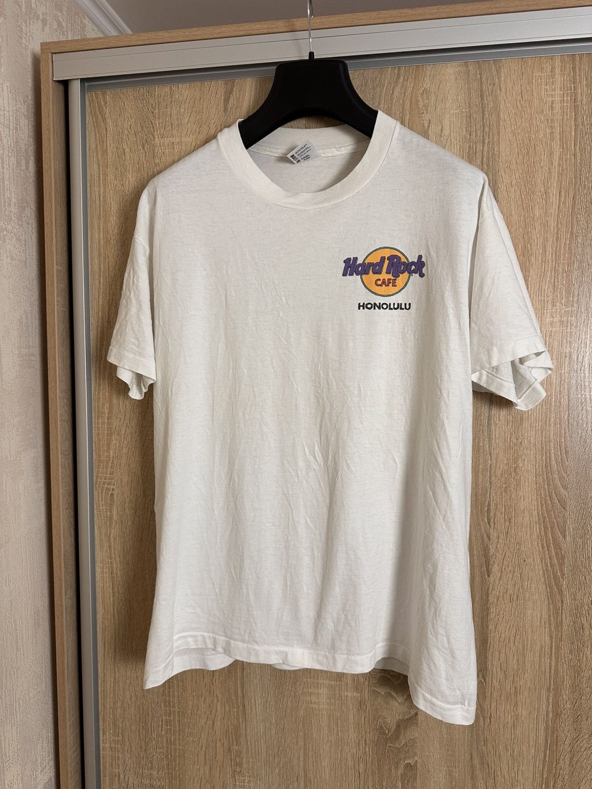 Hard Rock Cafe 🔥 Hard Rock Cafe Honolulu Vintage Faded T Shirt USA Rare Size US XL / EU 56 / 4 - 3 Thumbnail