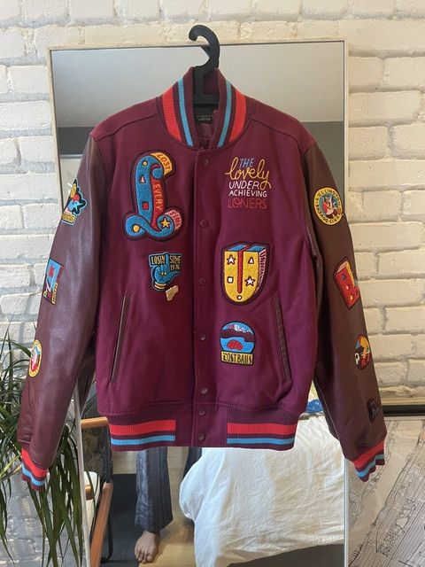 Nike × Parra Parra X Nike Varsity Bomber Jacket | Grailed