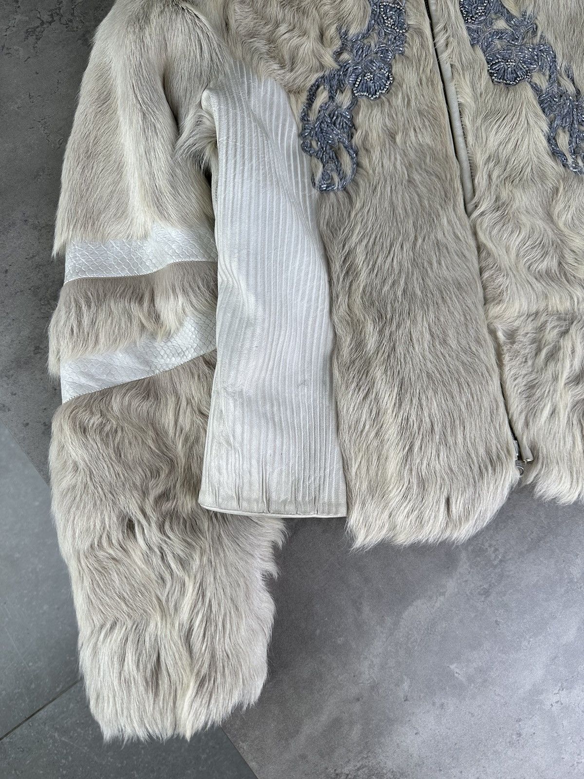 Japanese Brand Vintage Fur Leather Jacket Size XS / US 0-2 / IT 36-38 - 5 Thumbnail