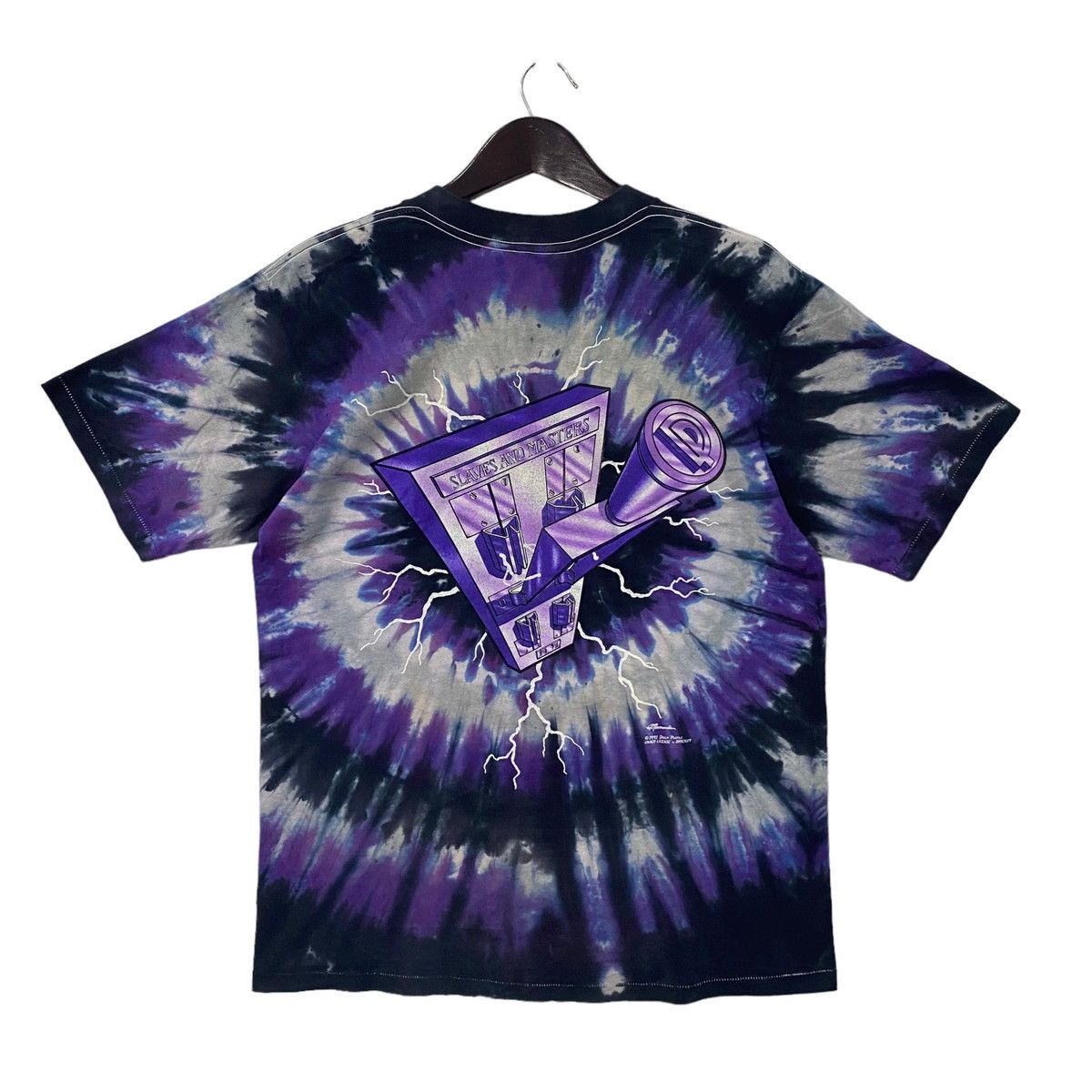 Band Tees × Liquid Blue × Vintage 💥Vintage 1991 DEEP PURPLE tie dye liquid blue rare shirt Size US L / EU 52-54 / 3 - 2 Thumbnail