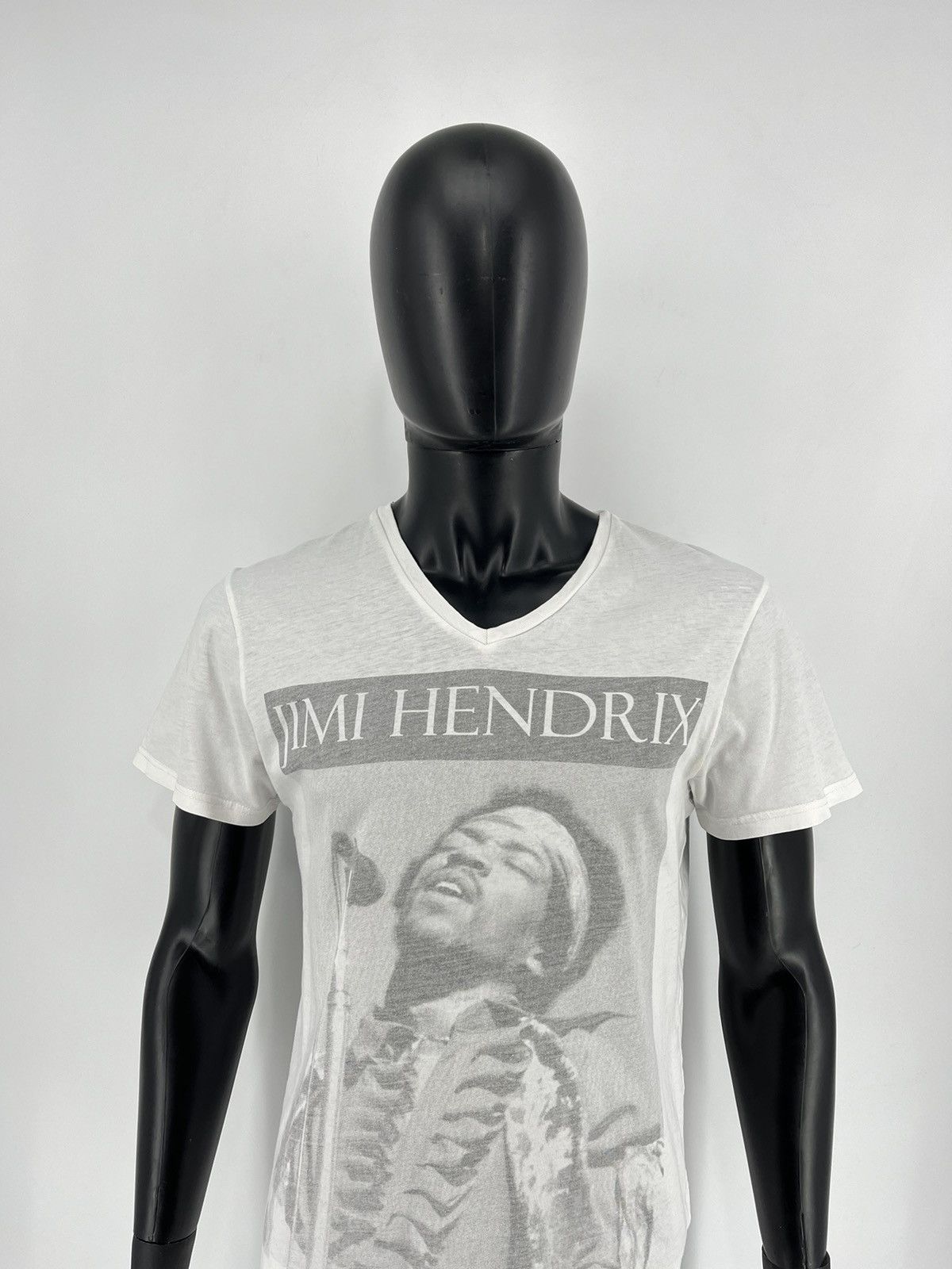 Band Tees × Jimi Hendrix Vintage Y2K Jimi Xendrix Band Rock Tee T Shirt White Size US L / EU 52-54 / 3 - 1 Thumbnail