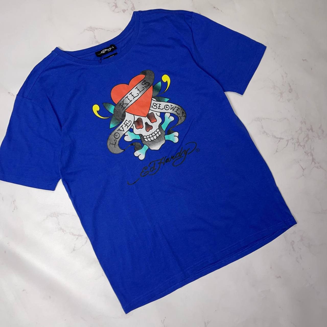 Ed Hardy Ed Hardy Y2K men’s big logo t shirt size Xl Size US XL / EU 56 / 4 - 2 Thumbnail