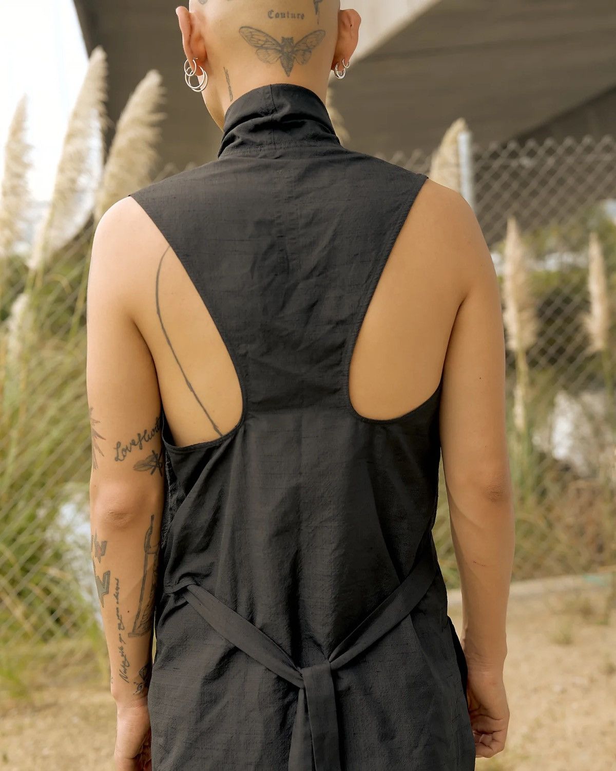 Rick Owens SS16 “Cyclops” Sleeveless Kimono Top RU16S3172-T | Grailed