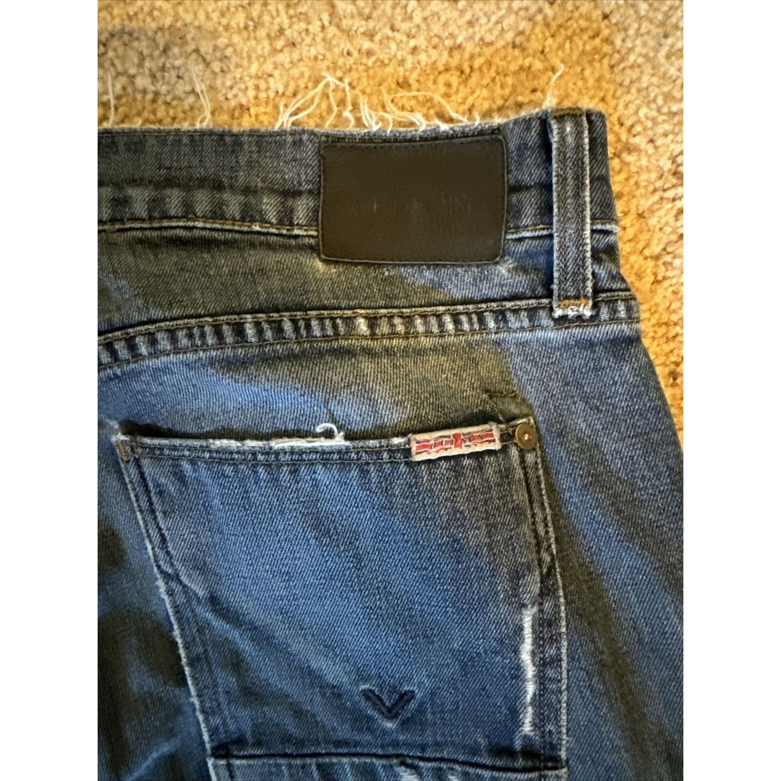 Hudson Hudson Blake Slim Straight Distressed Jeans, 36, Button Fly Size US 36 / EU 52 - 6 Thumbnail