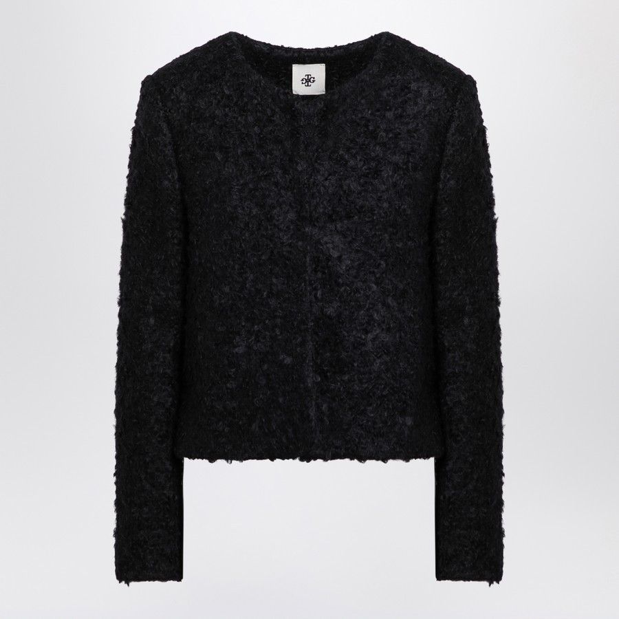 Other o1d2blof1024 Wool Blend Jacket in Black Size S / US 4 / IT 40 - 1 Thumbnail