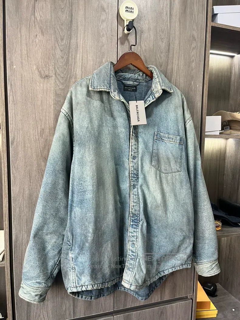Balenciaga Balenciaga Denim Jacket Size US XS / EU 42 / 0 - 2 Thumbnail