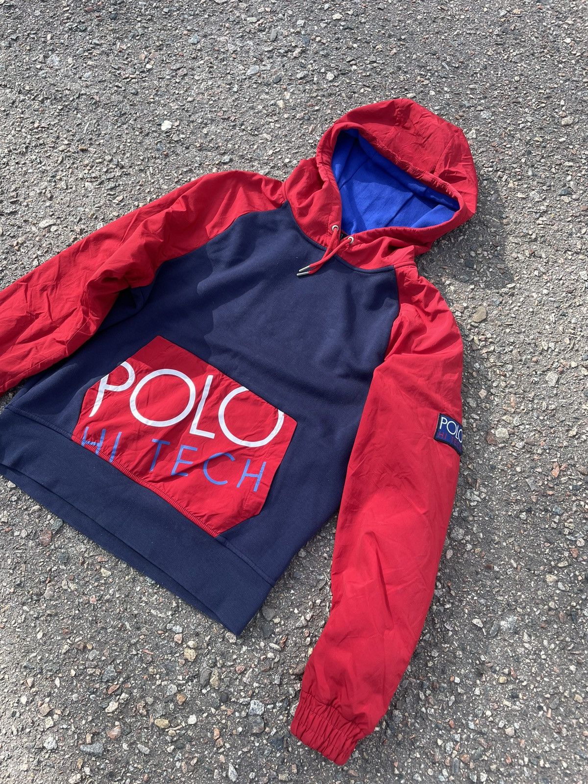 Tech Fleece Hoodie Polo Hi Tech Hybrid Pullover Polo Ralph Lauren