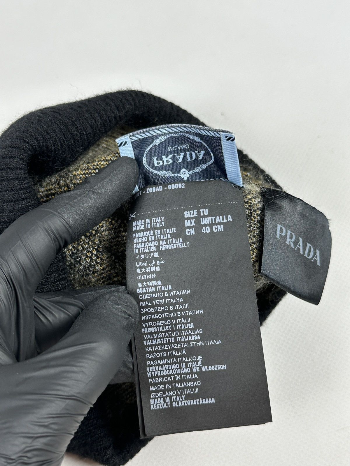 Prada Prada Mohair/Nylon Beanie Hat Size ONE SIZE - 12 Thumbnail