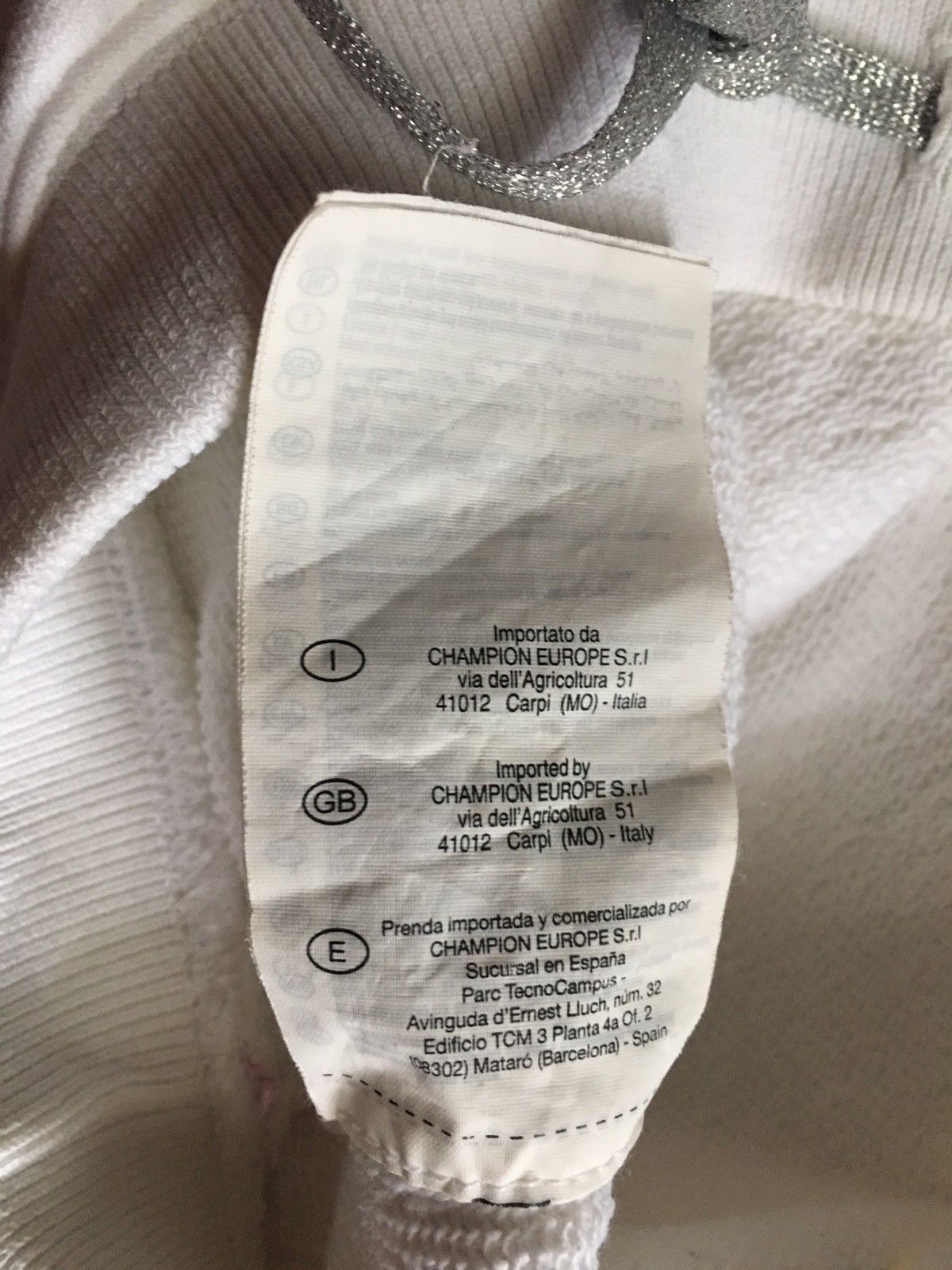 Champion Champion X Chiara Ferragni White Womens Sweatpants Size M Size 32" / US 10 / IT 46 - 17 Thumbnail