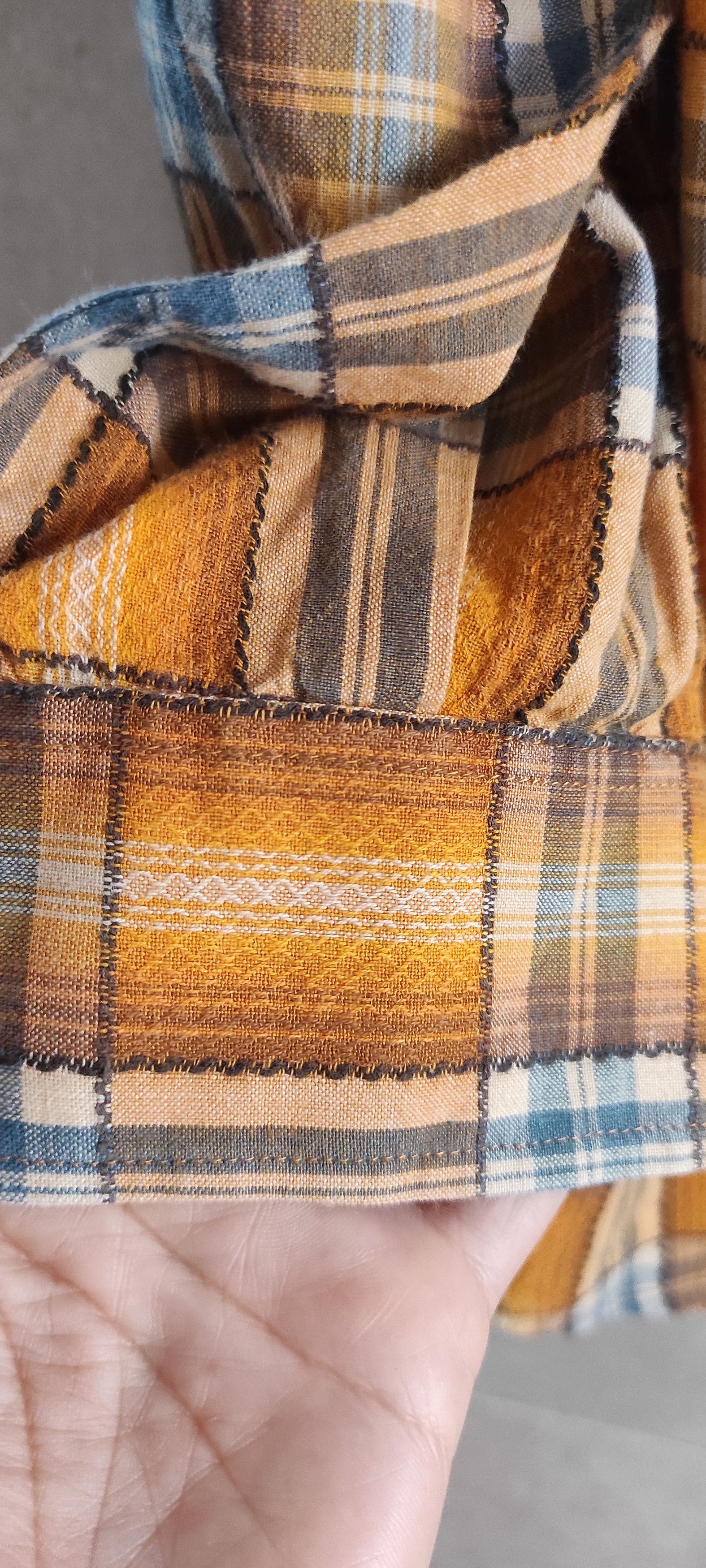 Marlboro × Marlboro Classics × Vintage Marlboro Classics Flannel Shirt 80s Heavy Textured Western Size US L / EU 52-54 / 3 - 10 Thumbnail