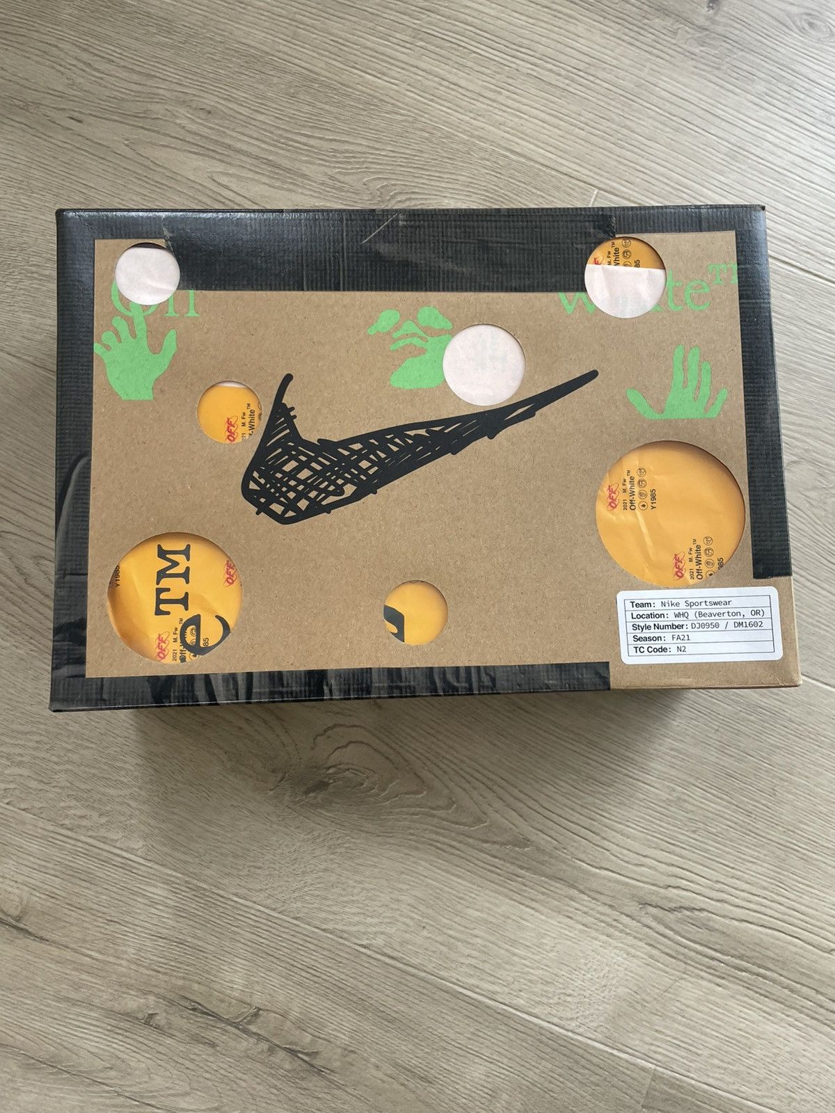 Nike × Off-White Nike X OFF-WHITE Dunk Lot 12 Size US 10 / EU 43 - 13 Thumbnail