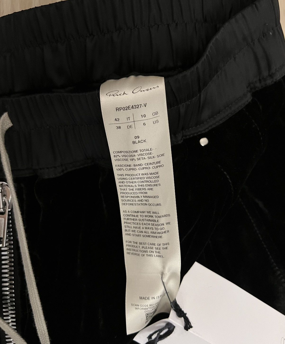 Rick Owens Rick Owens Viscose Cargo Belas Size US 30 / EU 46 - 5 Thumbnail