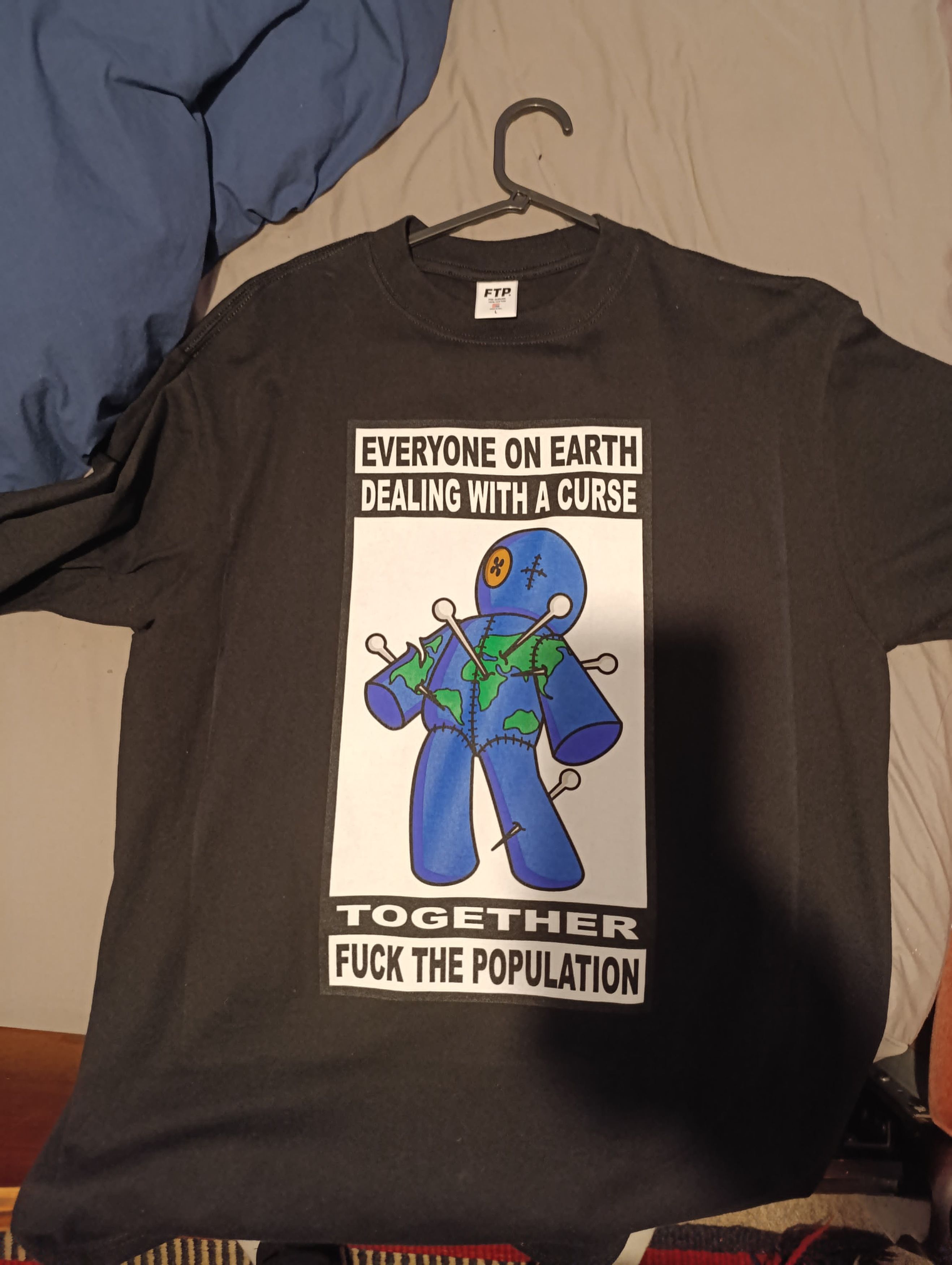 Fuck The Population FTP VOODOO TSHIRT SIZE L Size US L / EU 52-54 / 3 - 1 Thumbnail