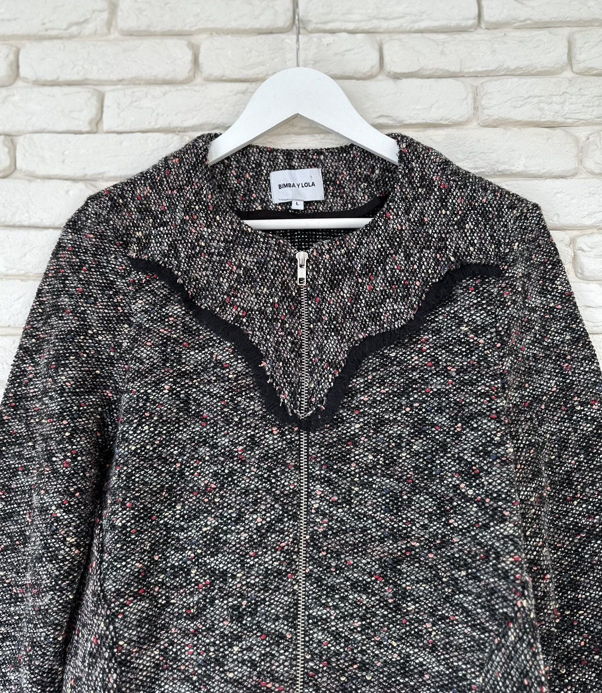 BIMBA Y LOLA Bimba Y Lola Jacket Blazer Zipper Women's Size L Size L / US 10 / IT 46 - 3 Thumbnail