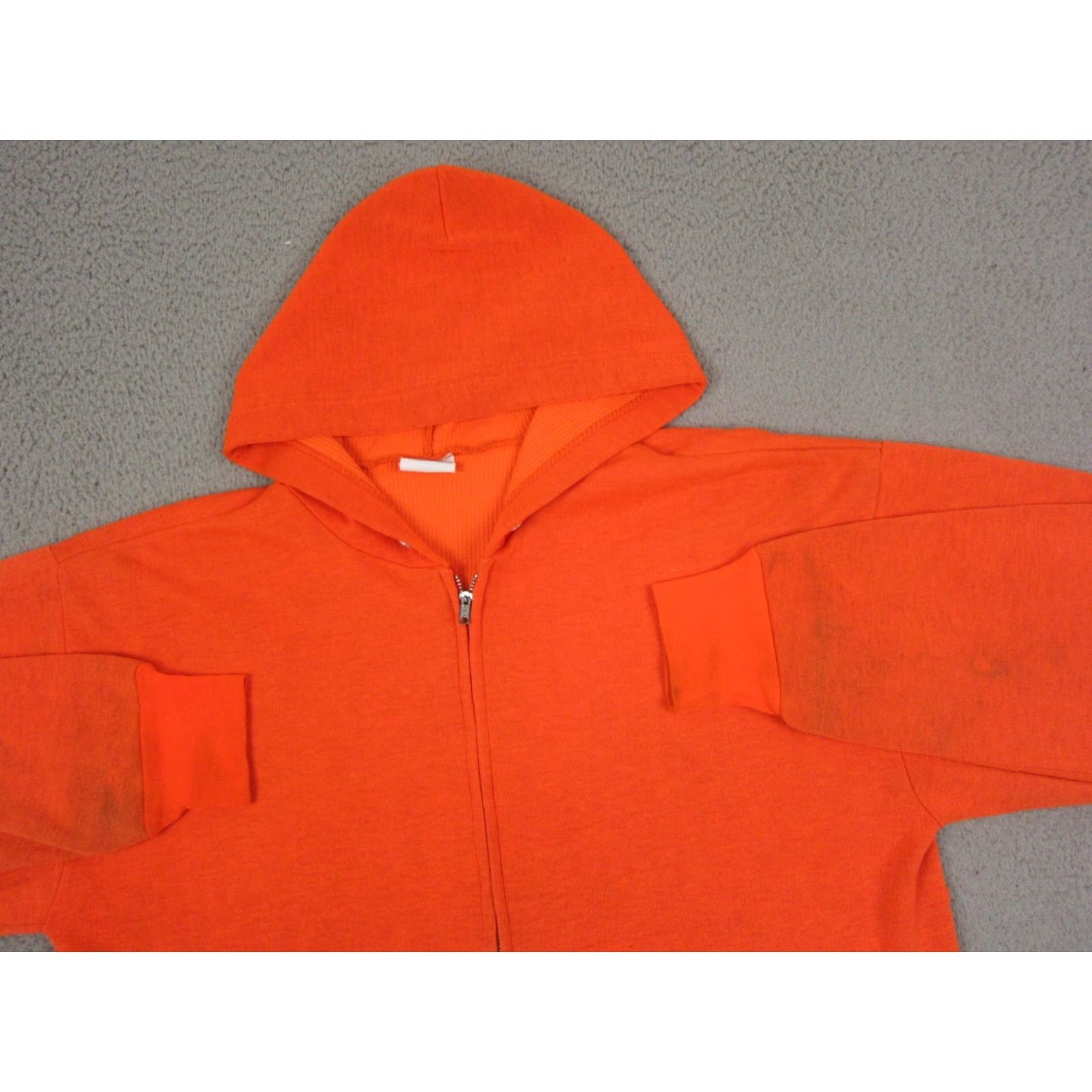 Vintage VINTAGE Ace Sportswear Hoodie Mens XL Orange 90s Full Zip Sweatshirt Made in USA Size US XL / EU 56 / 4 - 2 Thumbnail