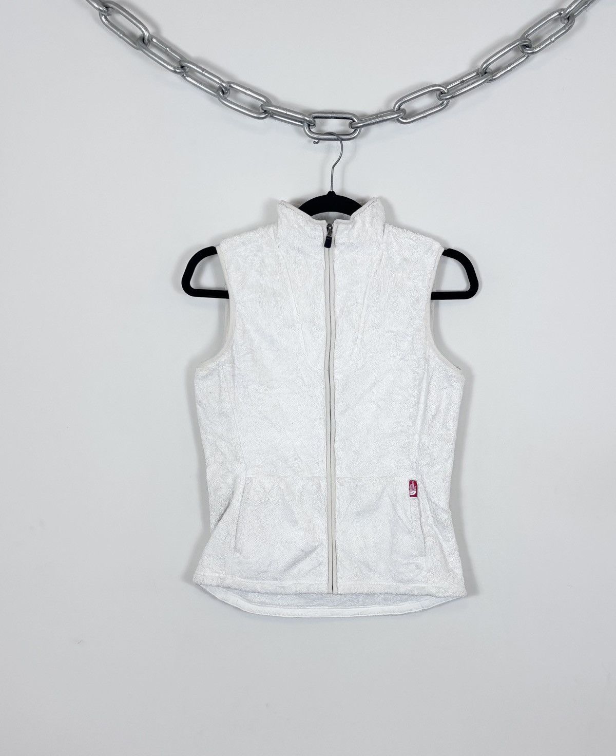 The North Face The North Face Women’s White Teddy Fleece Vest Gilet Jacket Size XS / US 0-2 / IT 36-38 - 1 Thumbnail