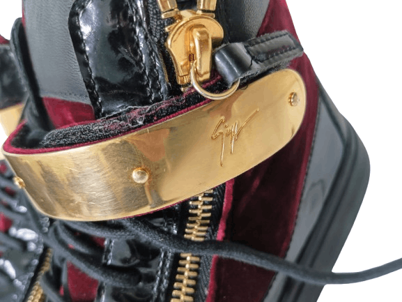 Other Giuseppe Zanotti Navy Blue/Black Coby High Tops[Authentic] Size US 7 / EU 40 - 12 Thumbnail